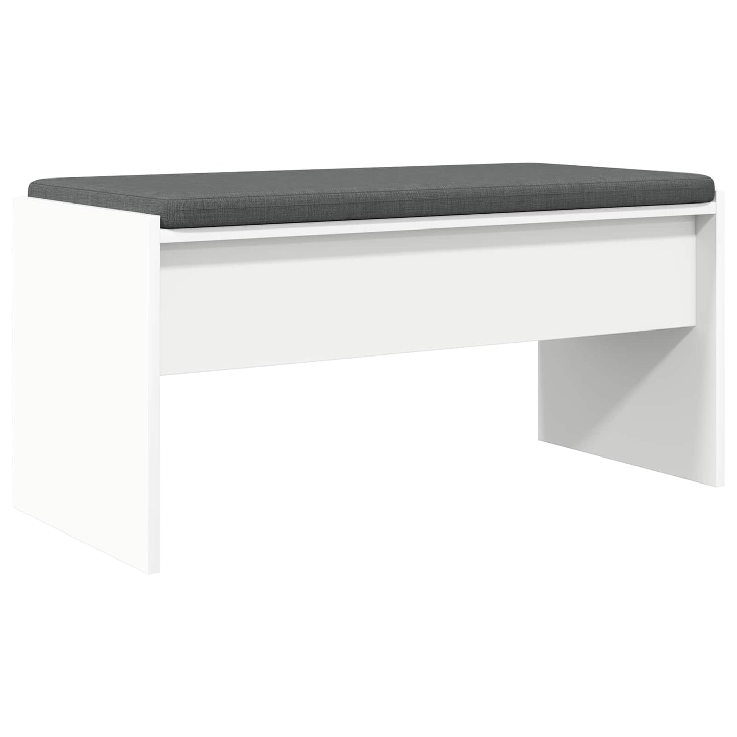 Halbank met kussen Wit 80 x 38 x 46 cm is nu te koop bij PeponiXL, paradijselijk wonen!