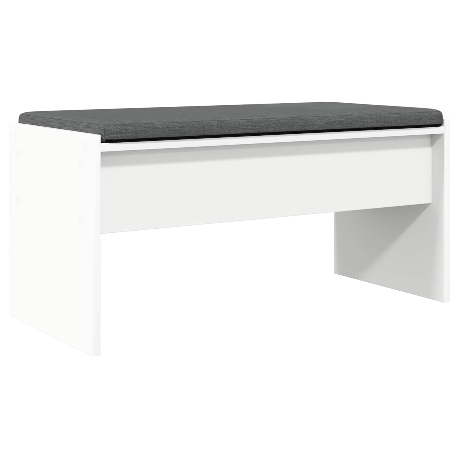 Halbank met kussen Wit 80 x 38 x 46 cm is nu te koop bij PeponiXL, paradijselijk wonen!