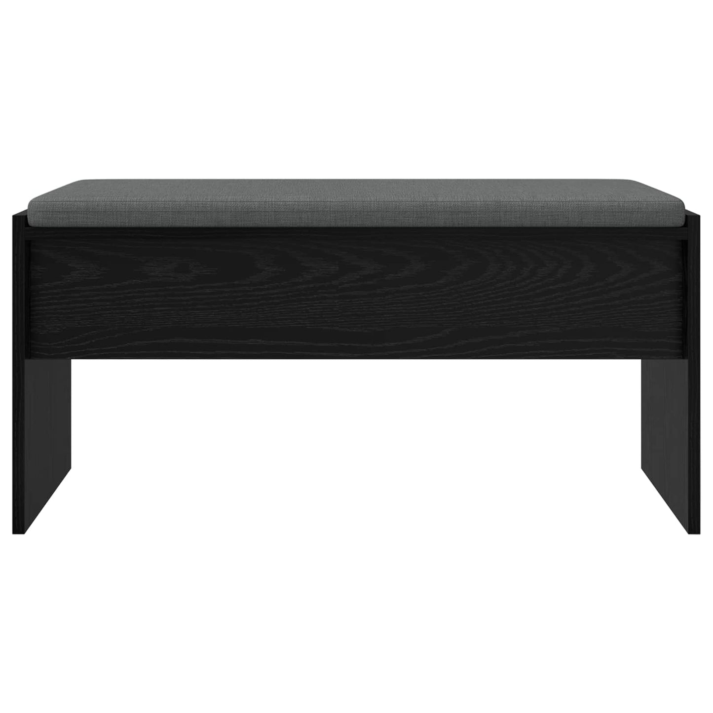 Halbank met kussen Zwart Eiken 83 x 38 x 40 cm is nu te koop bij PeponiXL, paradijselijk wonen!