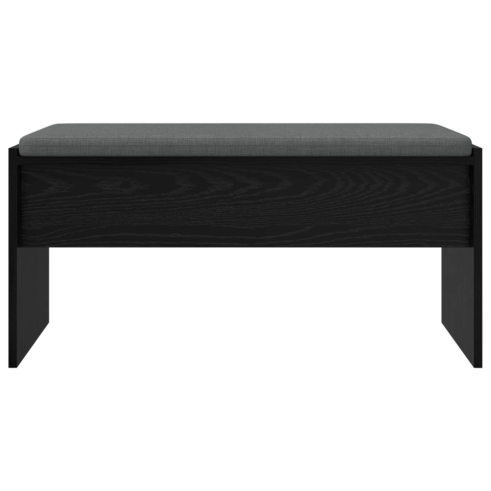 Halbank met kussen Zwart Eiken 83 x 38 x 40 cm is nu te koop bij PeponiXL, paradijselijk wonen!