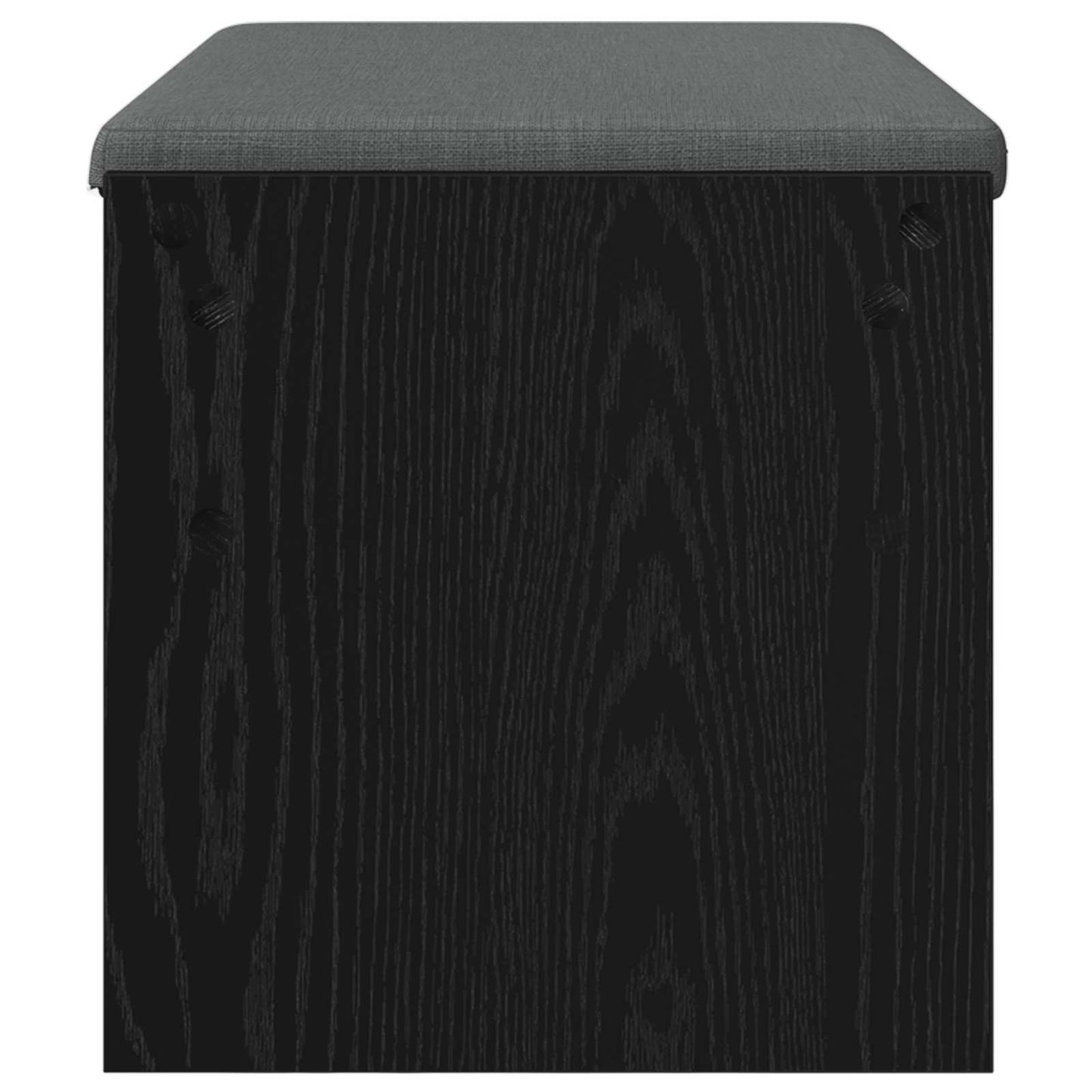 Halbank met kussen Zwart Eiken 83 x 38 x 40 cm is nu te koop bij PeponiXL, paradijselijk wonen!