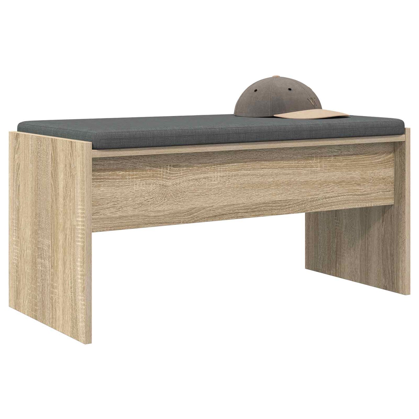 Halbank met kussen Sonoma Eiken 83 x 38 x 40 cm is nu te koop bij PeponiXL, paradijselijk wonen!