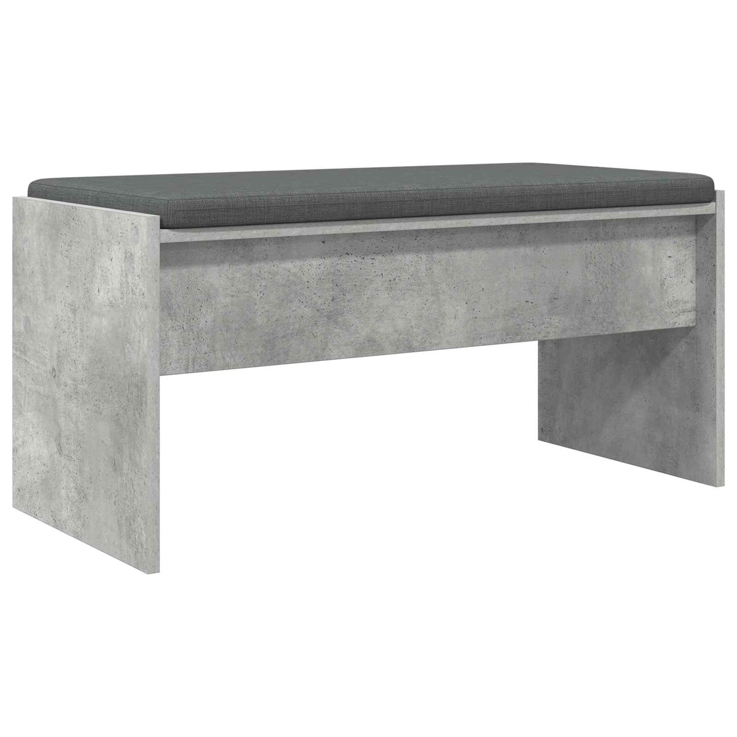 Halbank met kussen Beton Grijs 83 x 38 x 40 cm is nu te koop bij PeponiXL, paradijselijk wonen!