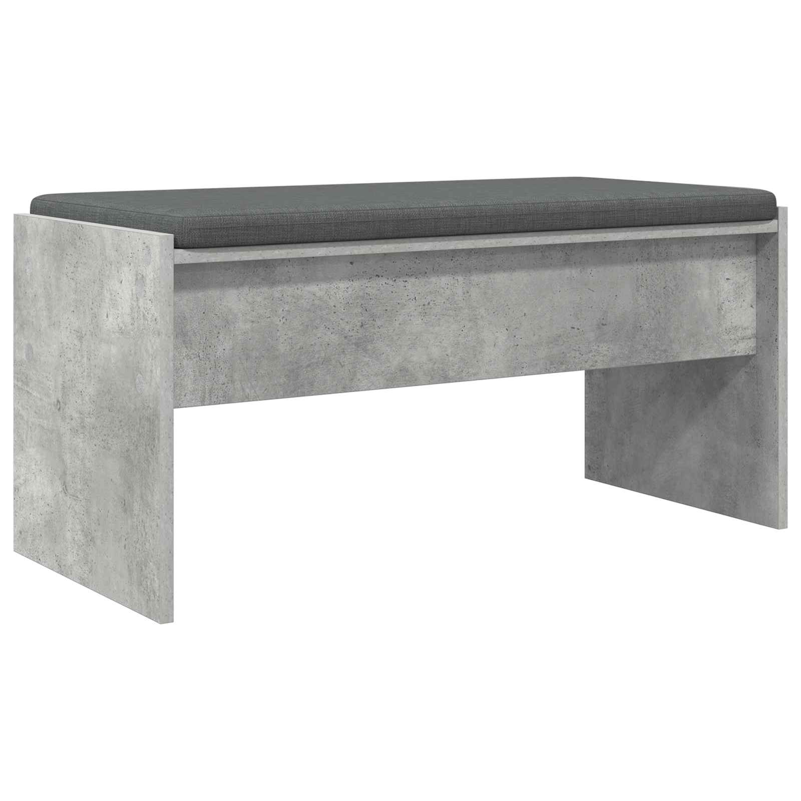 Halbank met kussen Beton Grijs 83 x 38 x 40 cm is nu te koop bij PeponiXL, paradijselijk wonen!