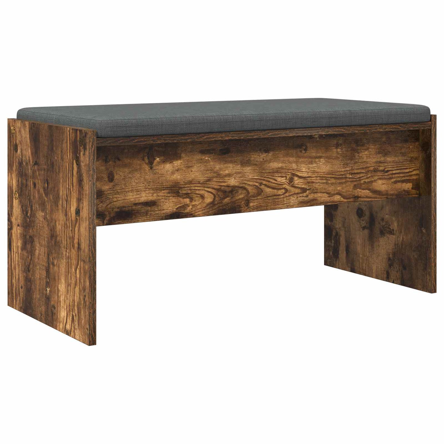 Halbank met kussen Gerookt eiken 83 x 38 x 40 cm is nu te koop bij PeponiXL, paradijselijk wonen!