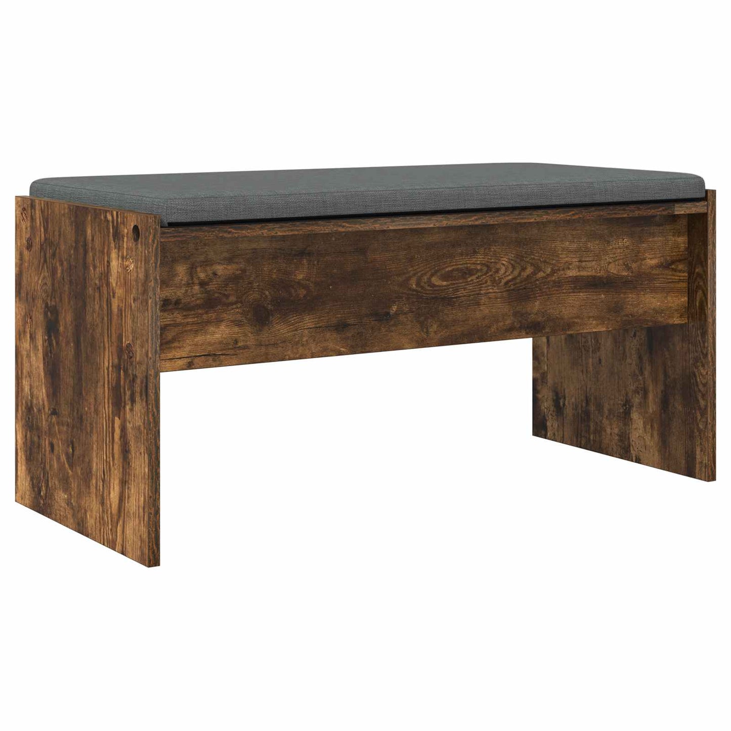Halbank met kussen Gerookt eiken 83 x 38 x 40 cm is nu te koop bij PeponiXL, paradijselijk wonen!