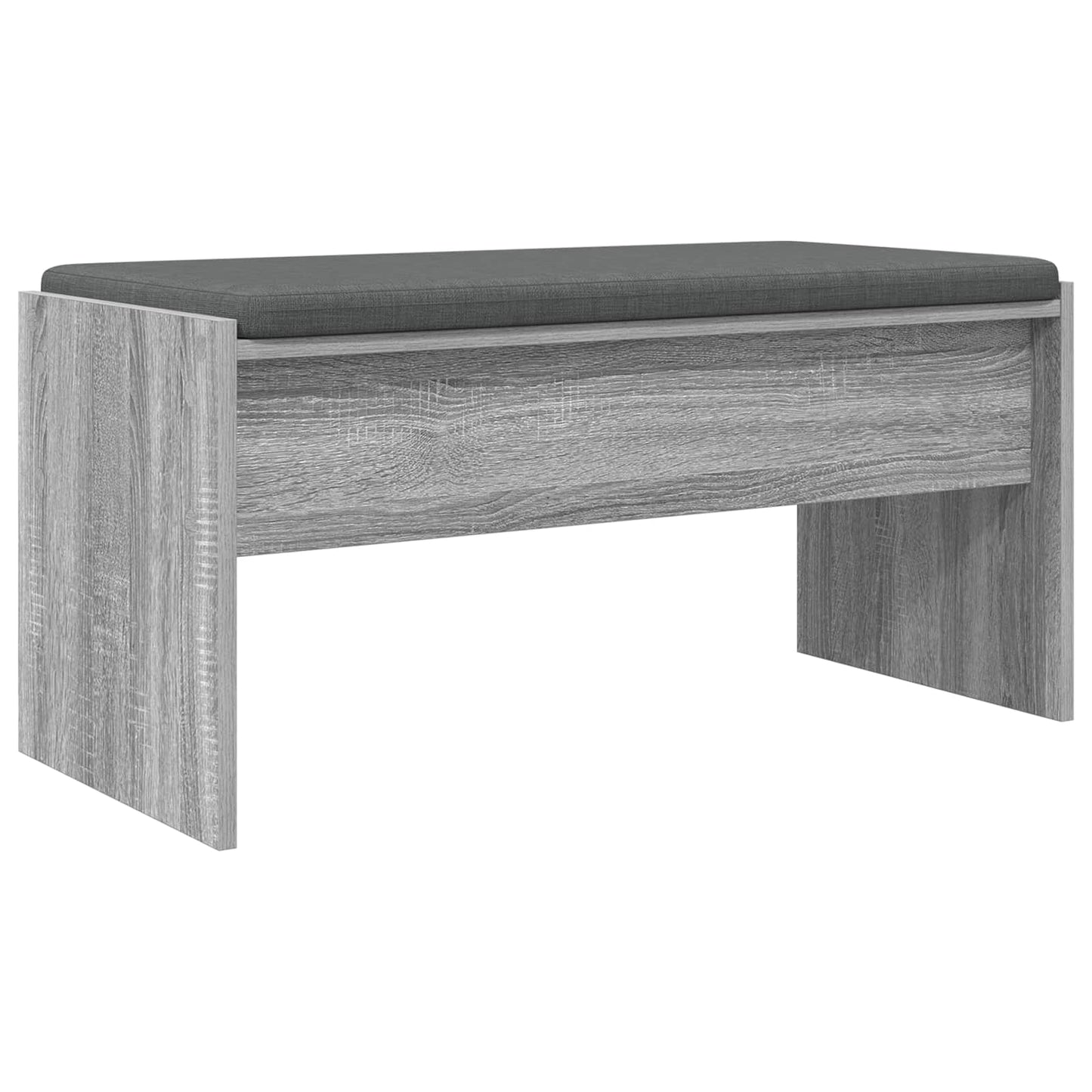 Halbank met kussen Grijs Sonoma 83 x 38 x 40 cm is nu te koop bij PeponiXL, paradijselijk wonen!