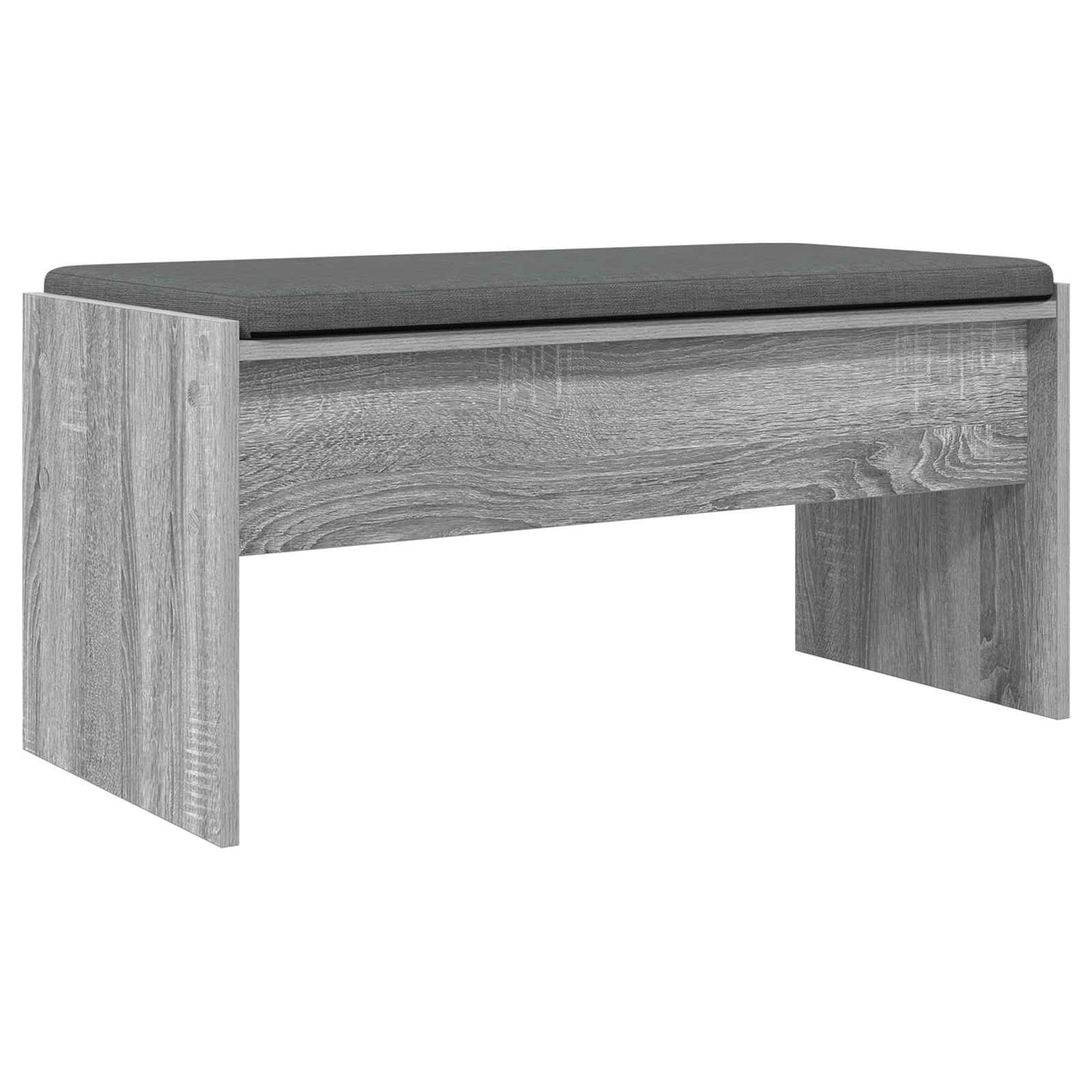 Halbank met kussen Grijs Sonoma 83 x 38 x 40 cm is nu te koop bij PeponiXL, paradijselijk wonen!