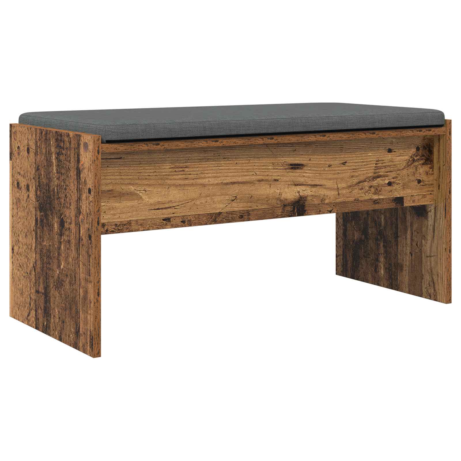 Halbank met kussen Oudhout 83 x 38 x 40 cm is nu te koop bij PeponiXL, paradijselijk wonen!