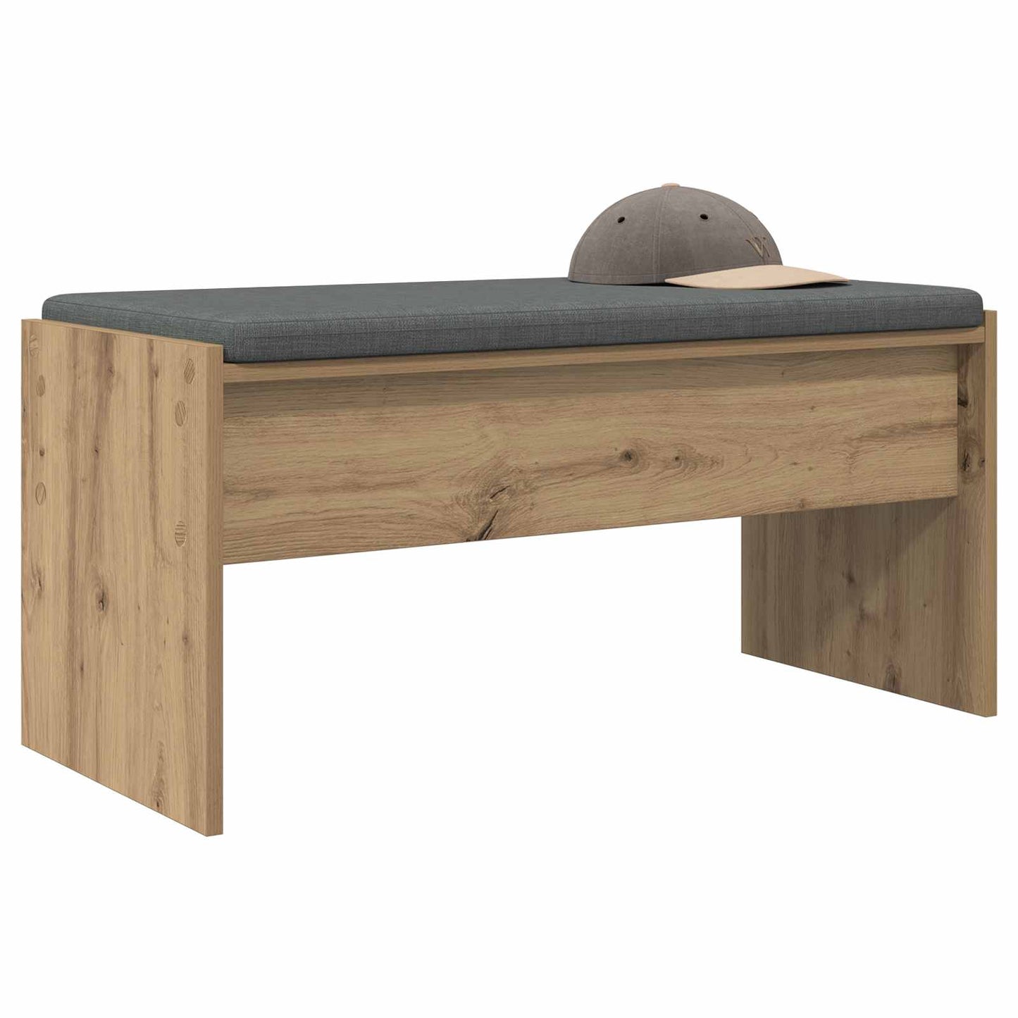 Halbank met kussen Artisan Eiken 83 x 38 x 40 cm is nu te koop bij PeponiXL, paradijselijk wonen!