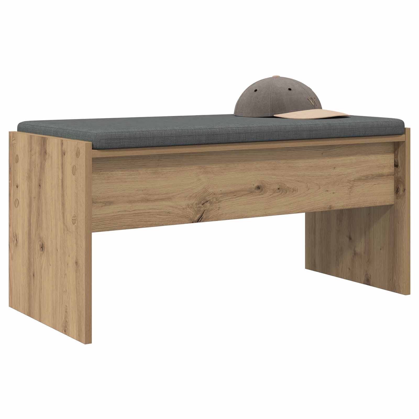 Halbank met kussen Artisan Eiken 83 x 38 x 40 cm is nu te koop bij PeponiXL, paradijselijk wonen!