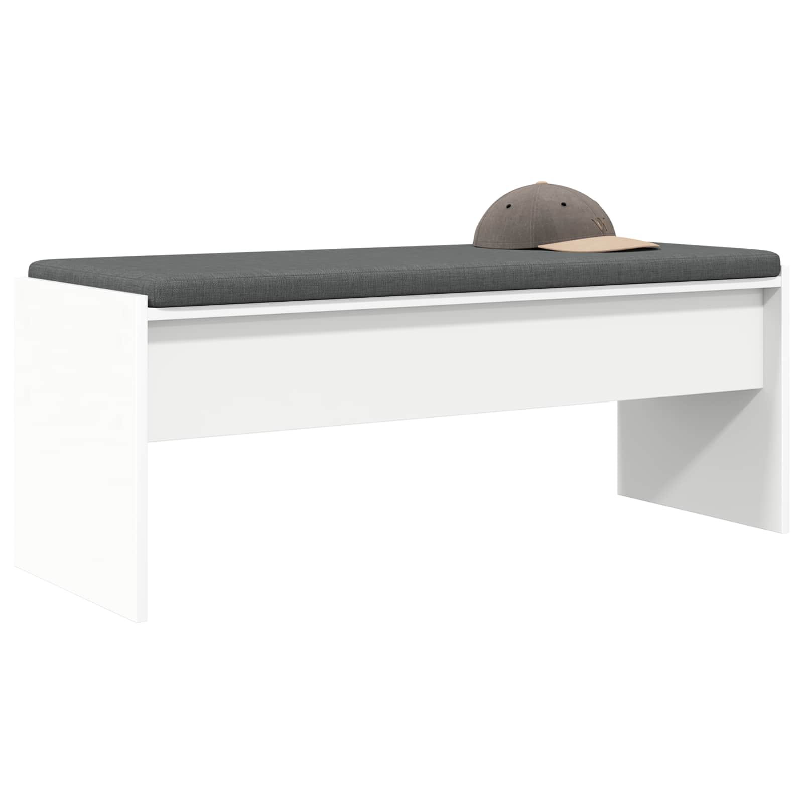 Halbank met kussen Wit 103 x 38 x 40 cm is nu te koop bij PeponiXL, paradijselijk wonen!