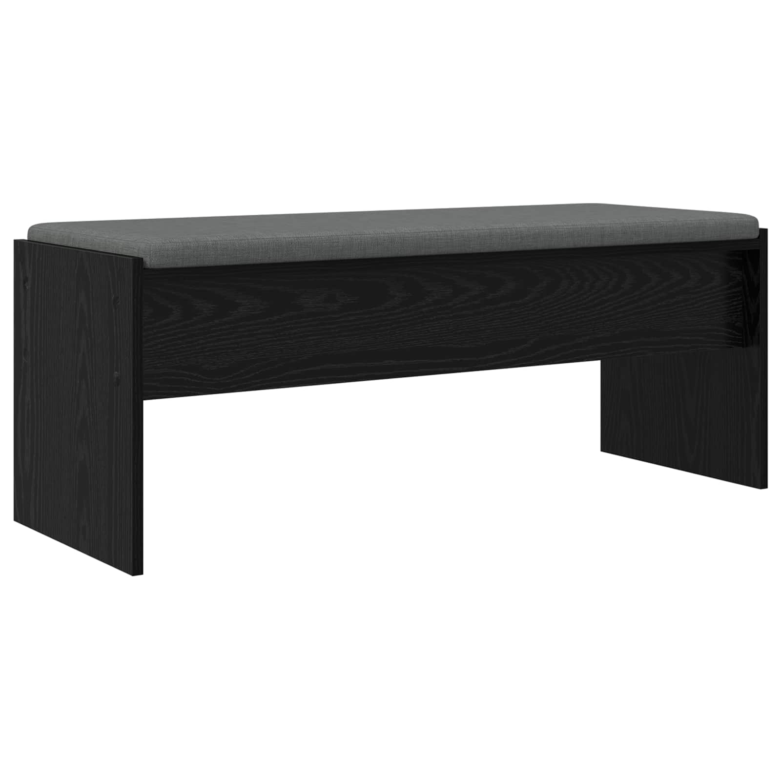 Halbank met kussen Zwart Eiken 103 x 38 x 40 cm is nu te koop bij PeponiXL, paradijselijk wonen!