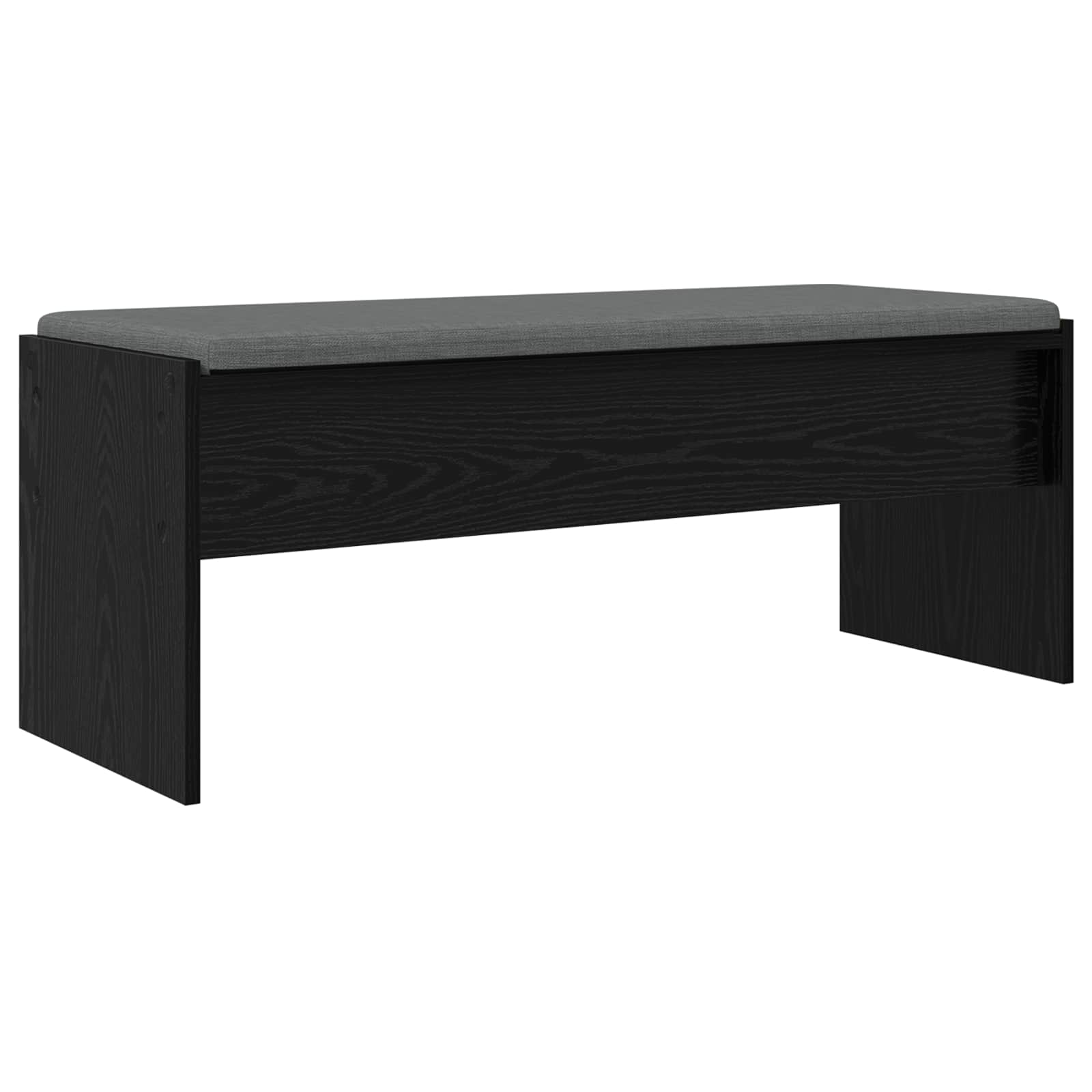 Halbank met kussen Zwart Eiken 103 x 38 x 40 cm is nu te koop bij PeponiXL, paradijselijk wonen!