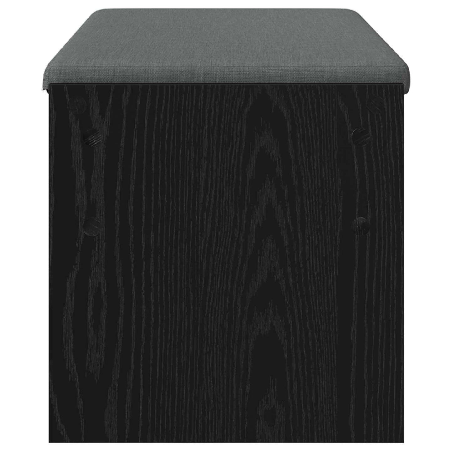 Halbank met kussen Zwart Eiken 103 x 38 x 40 cm is nu te koop bij PeponiXL, paradijselijk wonen!