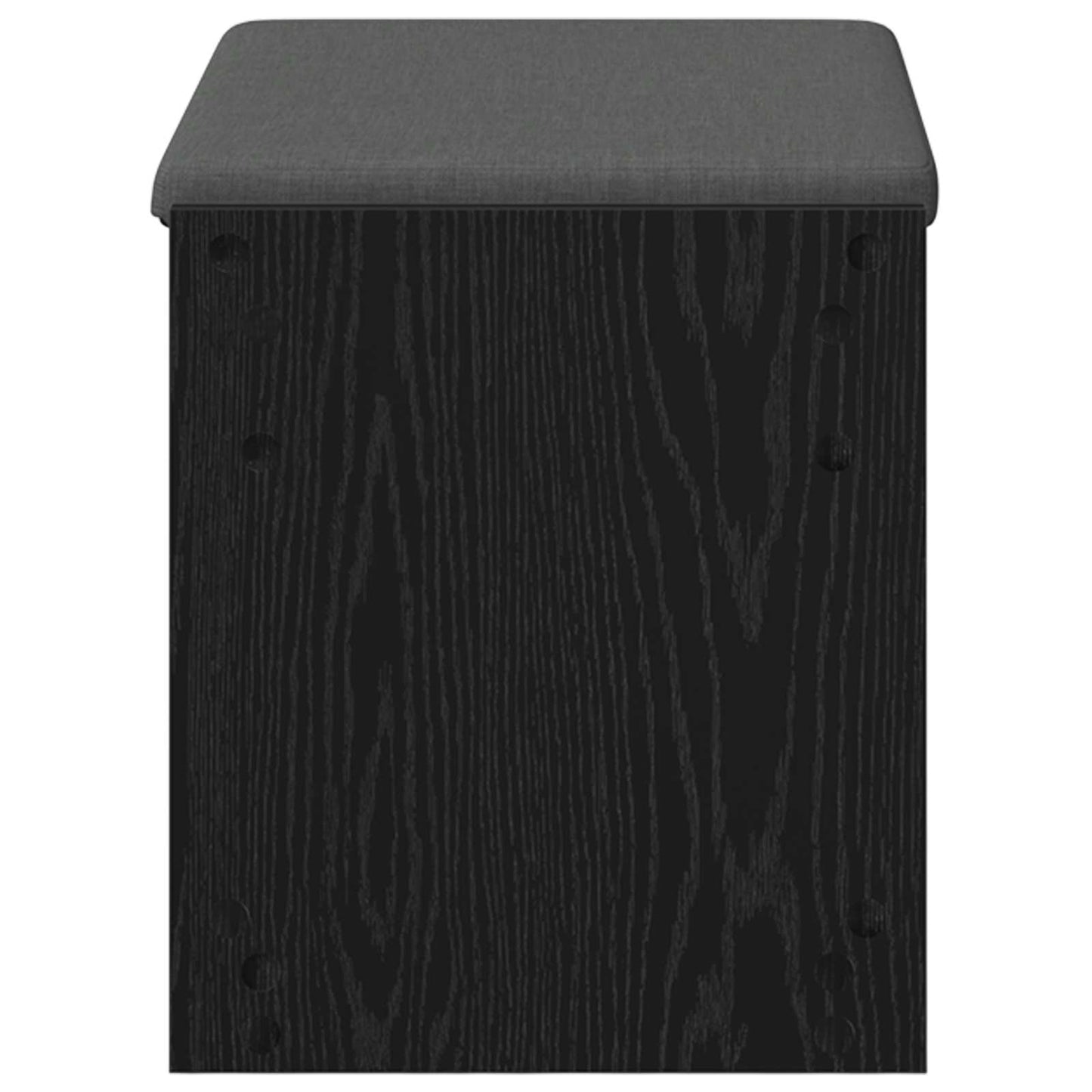 Halbank met kussen met plank Zwarte Eik 63 x 38 x 45 cm is nu te koop bij PeponiXL, paradijselijk wonen!