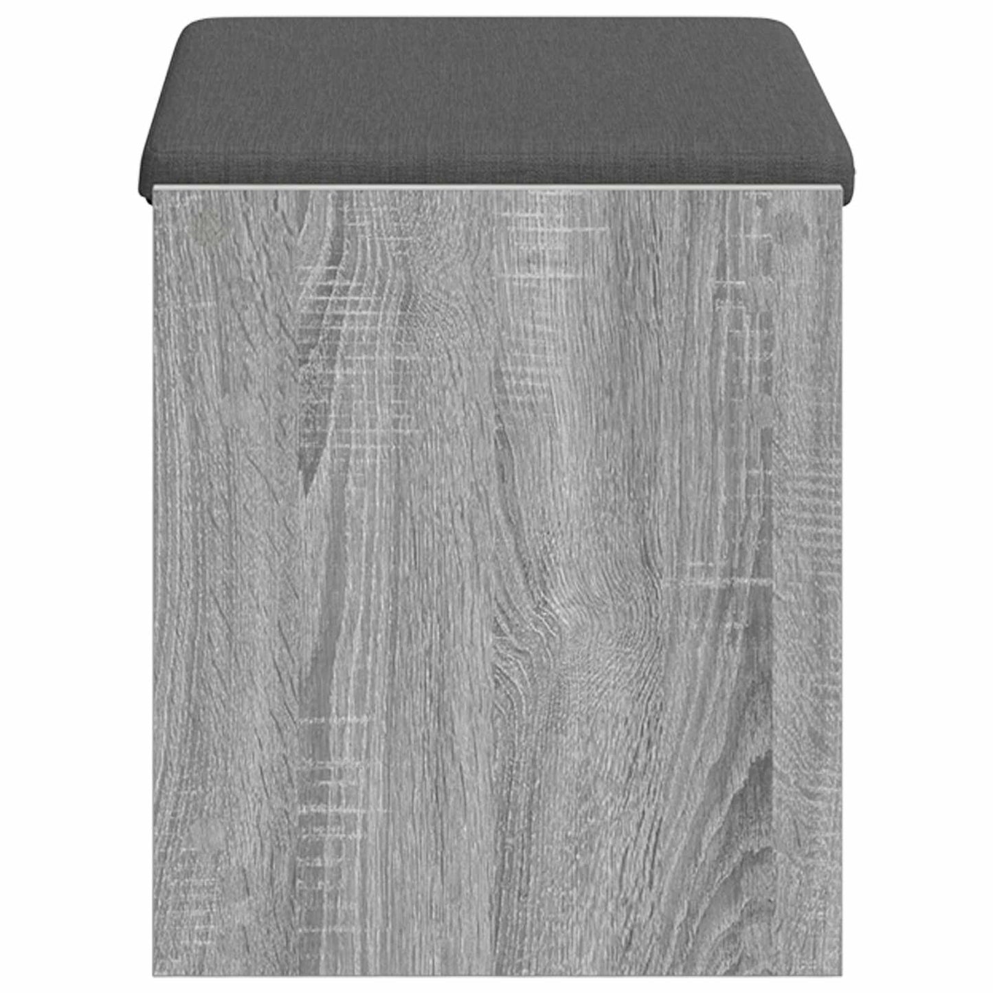 Halbank met kussen met plank Grijze Sonoma 63 x 38 x 45 cm is nu te koop bij PeponiXL, paradijselijk wonen!