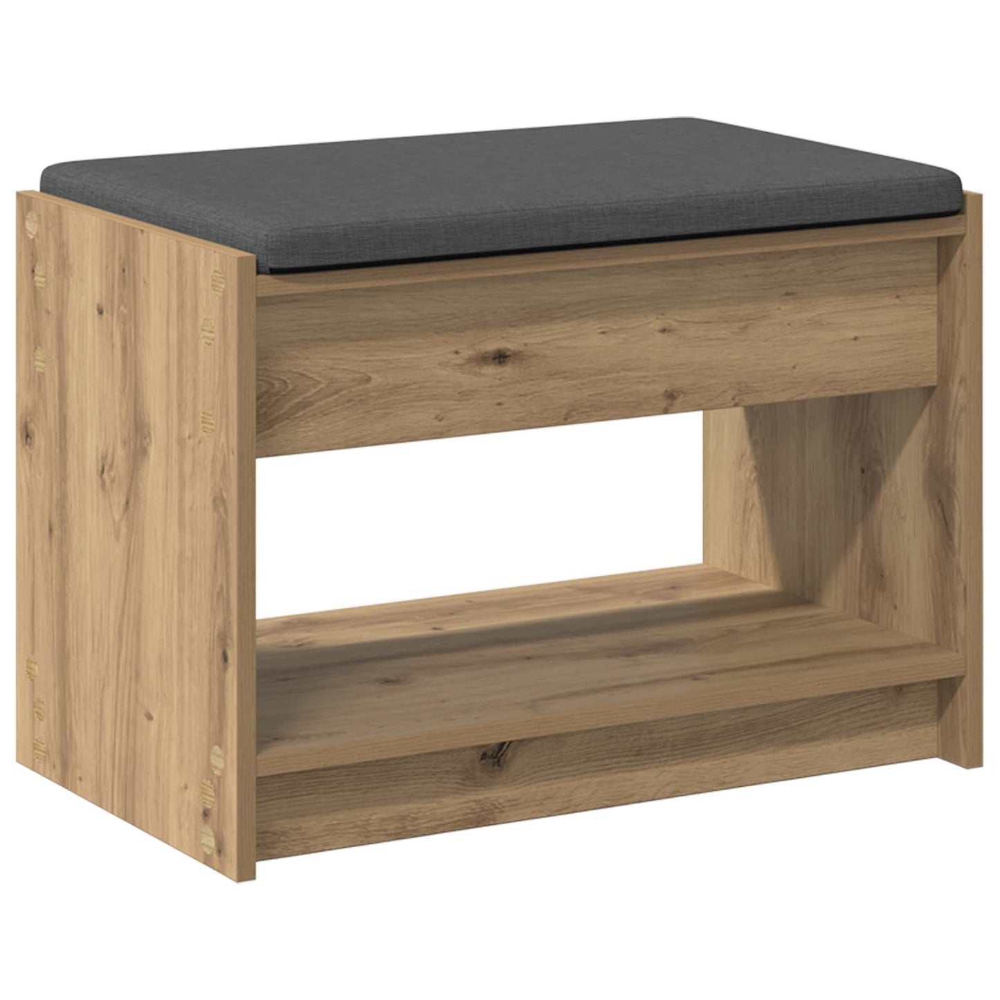 Halbank met kussen met plank Artisan Eik 63 x 38 x 45 cm is nu te koop bij PeponiXL, paradijselijk wonen!