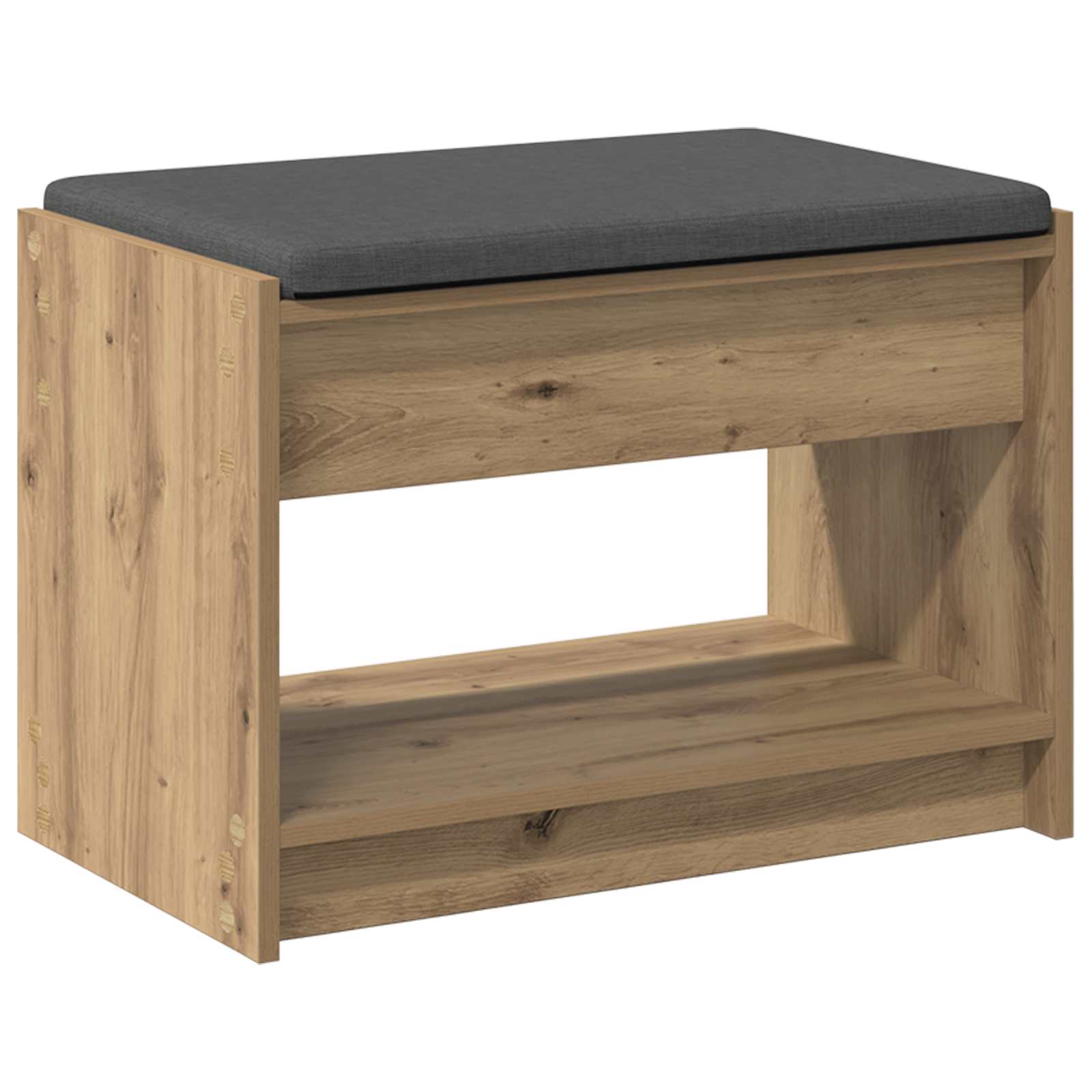 Halbank met kussen met plank Artisan Eik 63 x 38 x 45 cm is nu te koop bij PeponiXL, paradijselijk wonen!