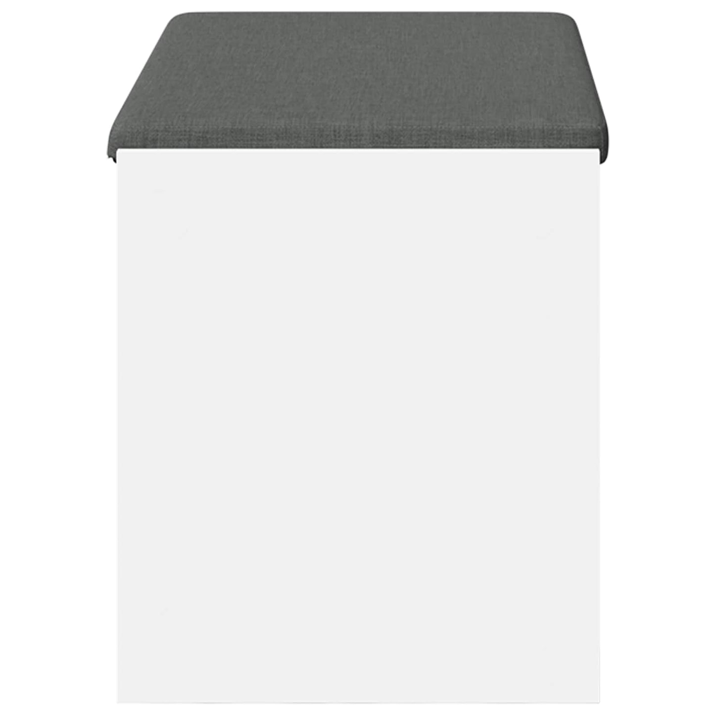 Halbank Wit 83 x 38 x 45 cm Geïndustrialiseerd hout en stof is nu te koop bij PeponiXL, paradijselijk wonen!