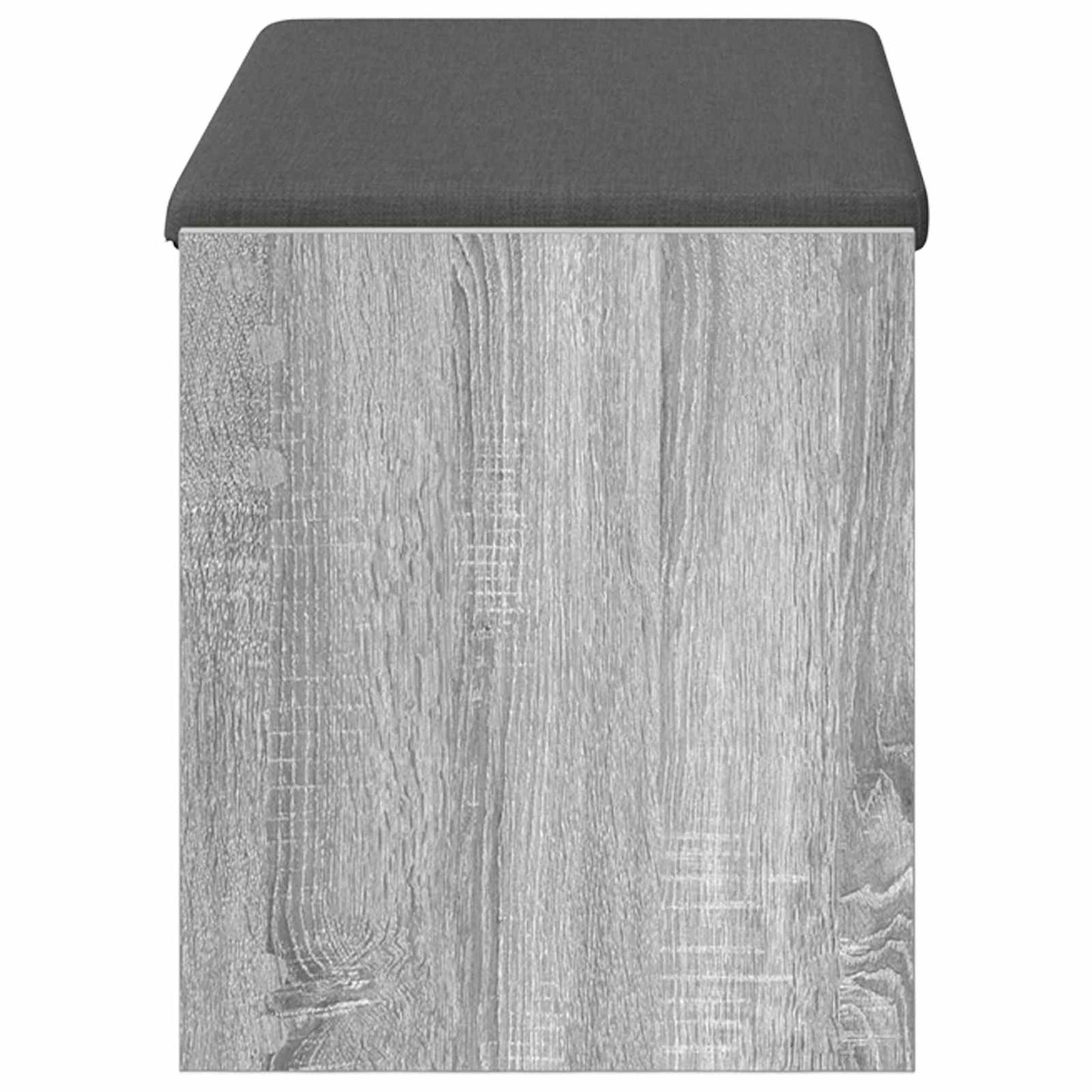 Halbank met kussen met plank Grijze Sonoma 83 x 38 x 45 cm is nu te koop bij PeponiXL, paradijselijk wonen!