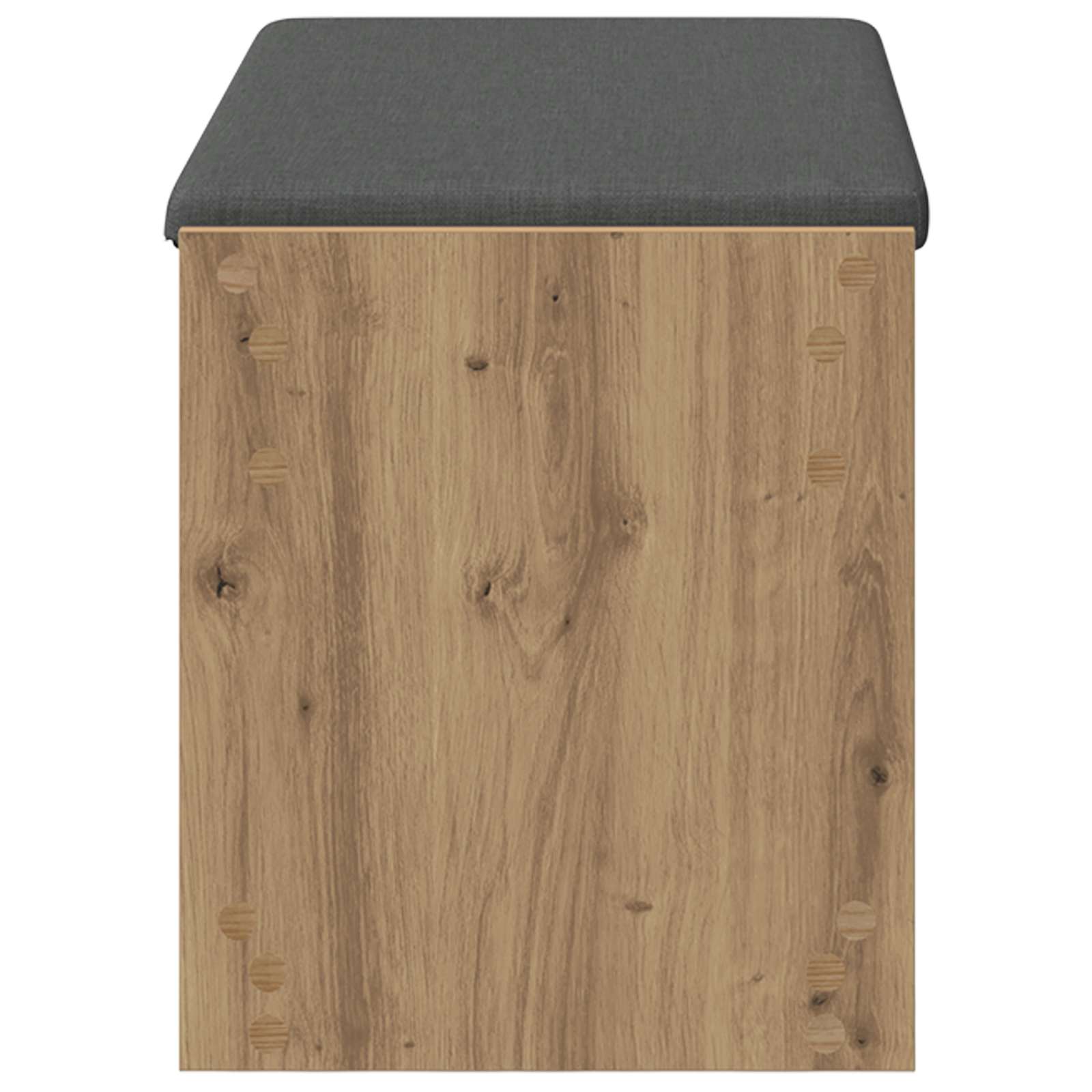 Halbank met kussen met plank Artisan Eik 83 x 38 x 45 cm is nu te koop bij PeponiXL, paradijselijk wonen!
