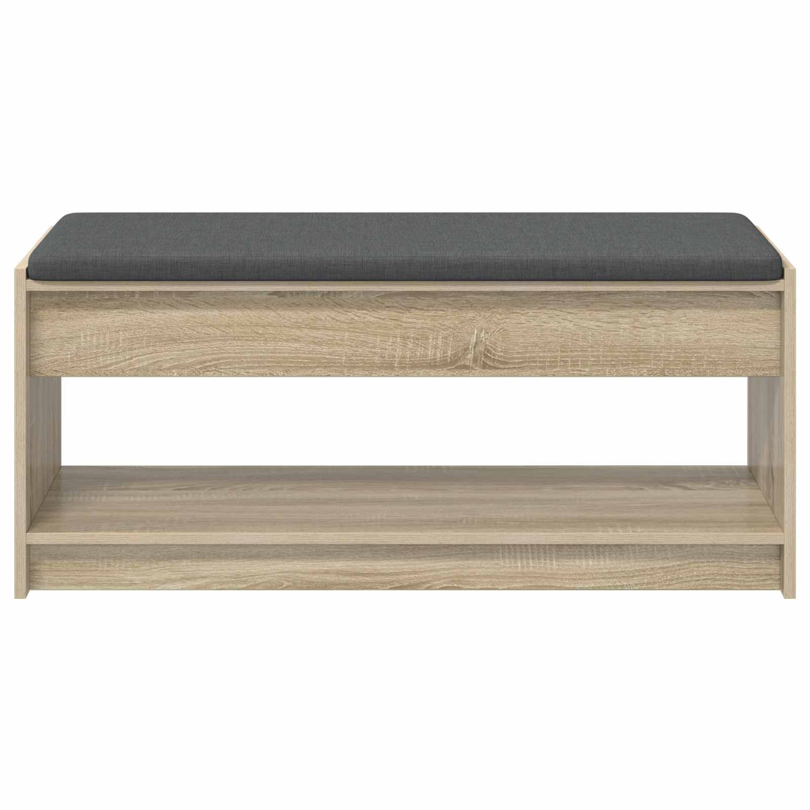 Halbank met kussen met plank Sonoma Eiken 103 x 38 x 45 cm is nu te koop bij PeponiXL, paradijselijk wonen!