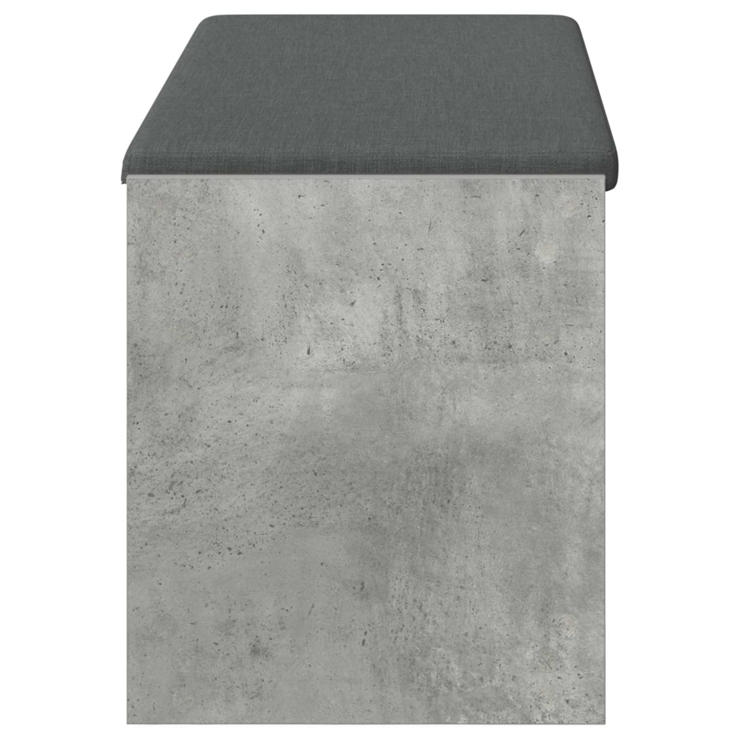 Halbank met kussen met plank Beton Grijs 103 x 38 x 45 cm is nu te koop bij PeponiXL, paradijselijk wonen!