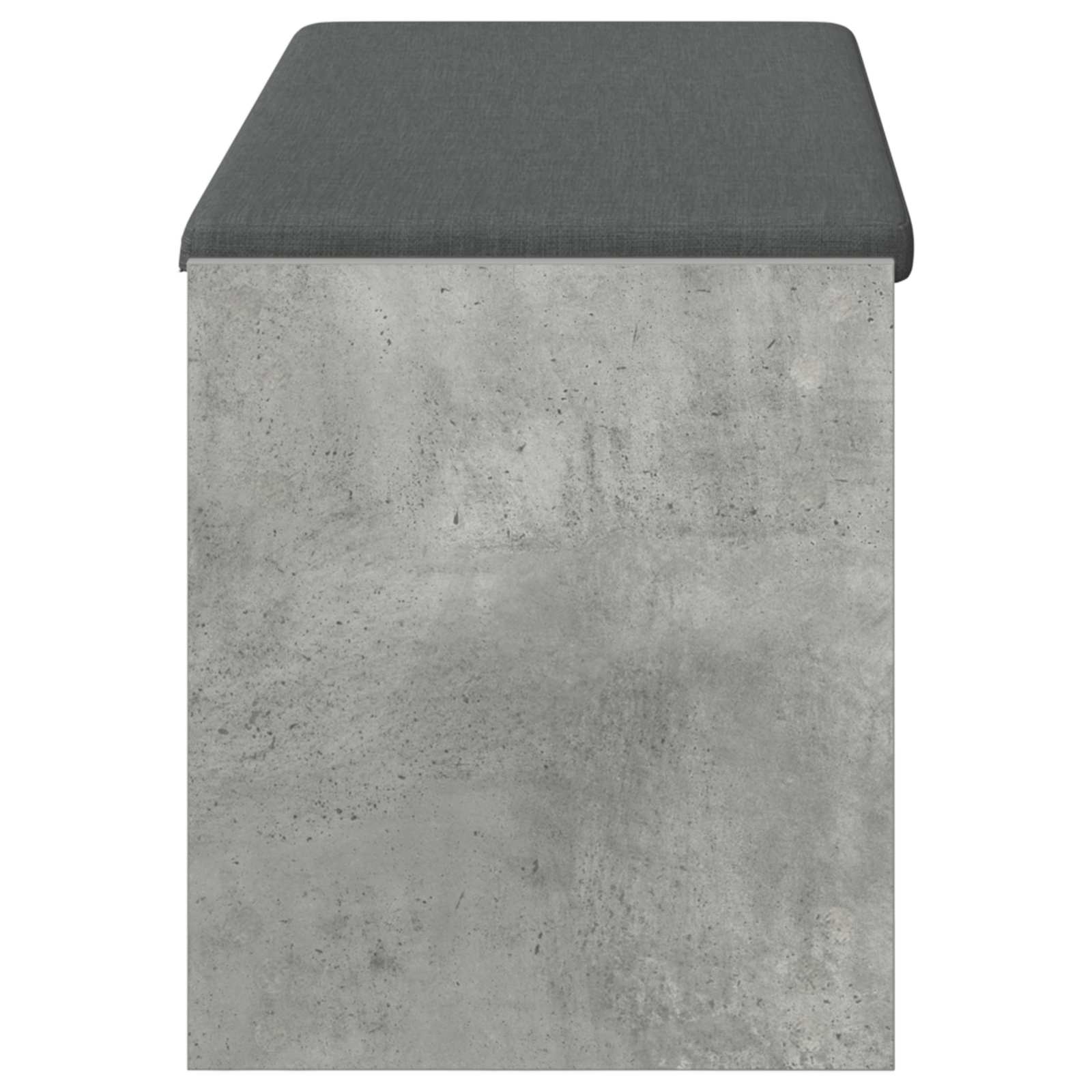 Halbank met kussen met plank Beton Grijs 103 x 38 x 45 cm is nu te koop bij PeponiXL, paradijselijk wonen!