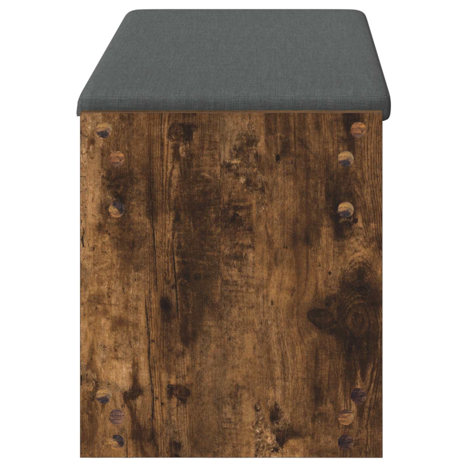Halbank met kussen met plank Gerookte Eik 103 x 38 x 45 cm is nu te koop bij PeponiXL, paradijselijk wonen!