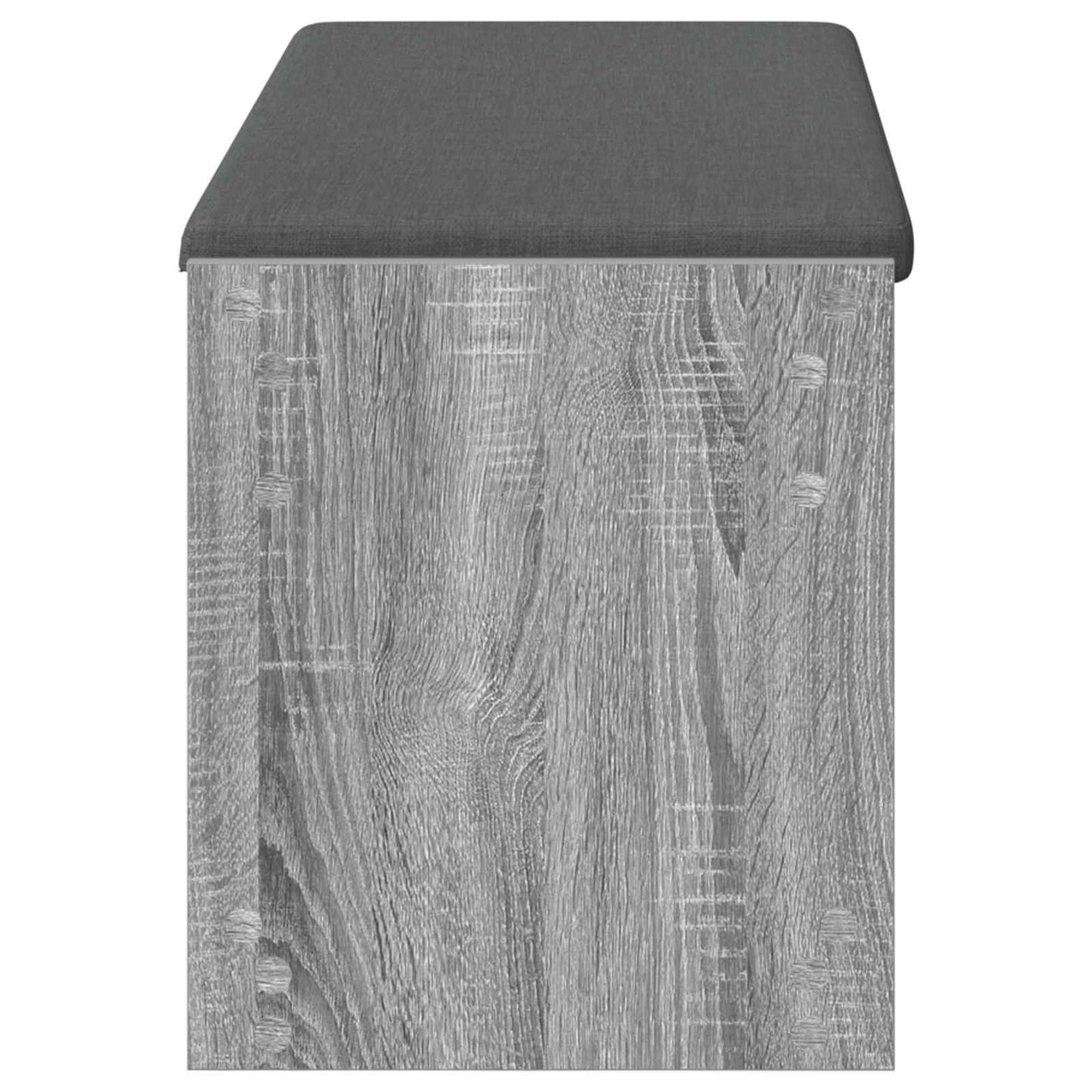 Halbank met kussen met plank Grijze Sonoma 103 x 38 x 45 cm is nu te koop bij PeponiXL, paradijselijk wonen!