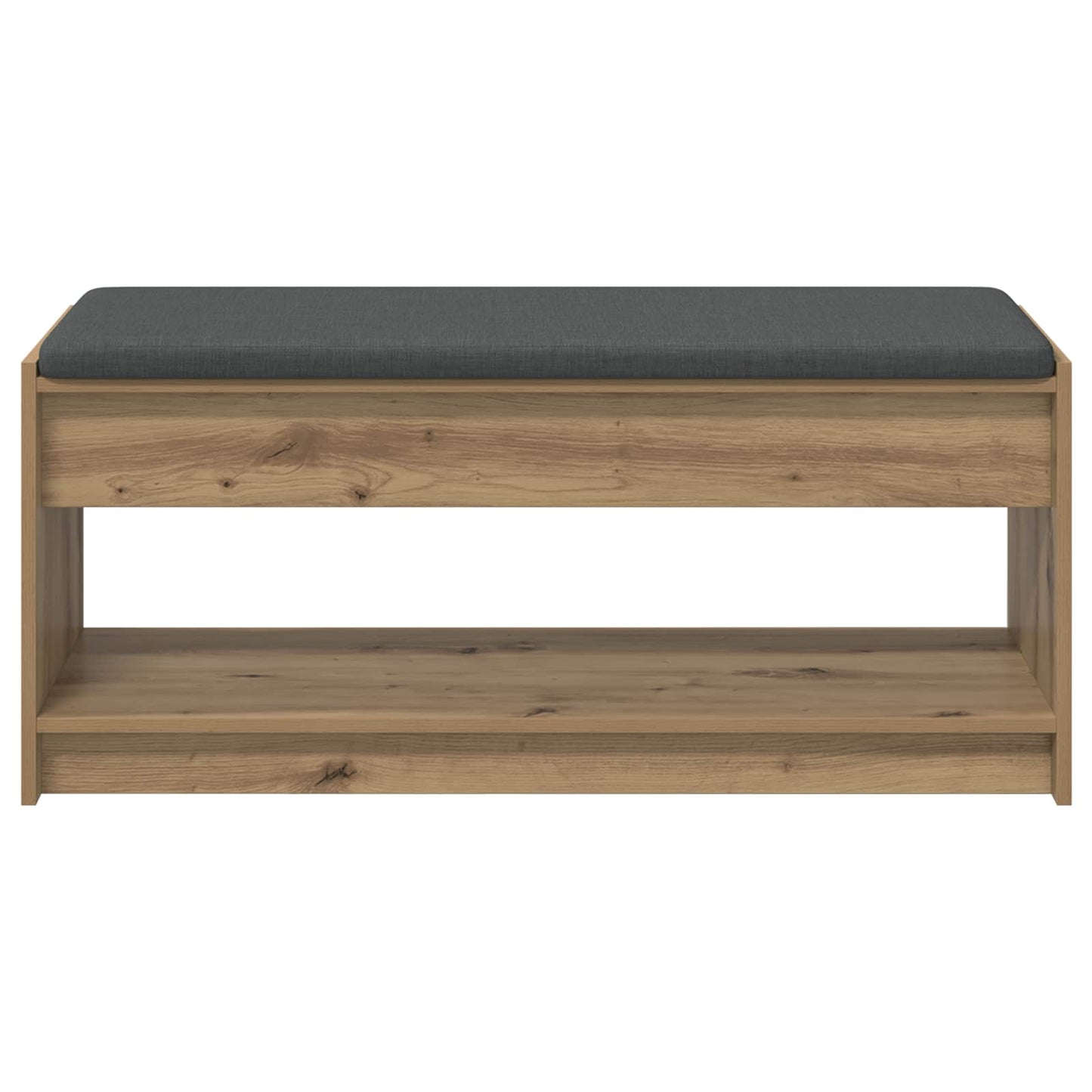 Halbank met kussen met plank Artisan Eik 103 x 38 x 45 cm is nu te koop bij PeponiXL, paradijselijk wonen!