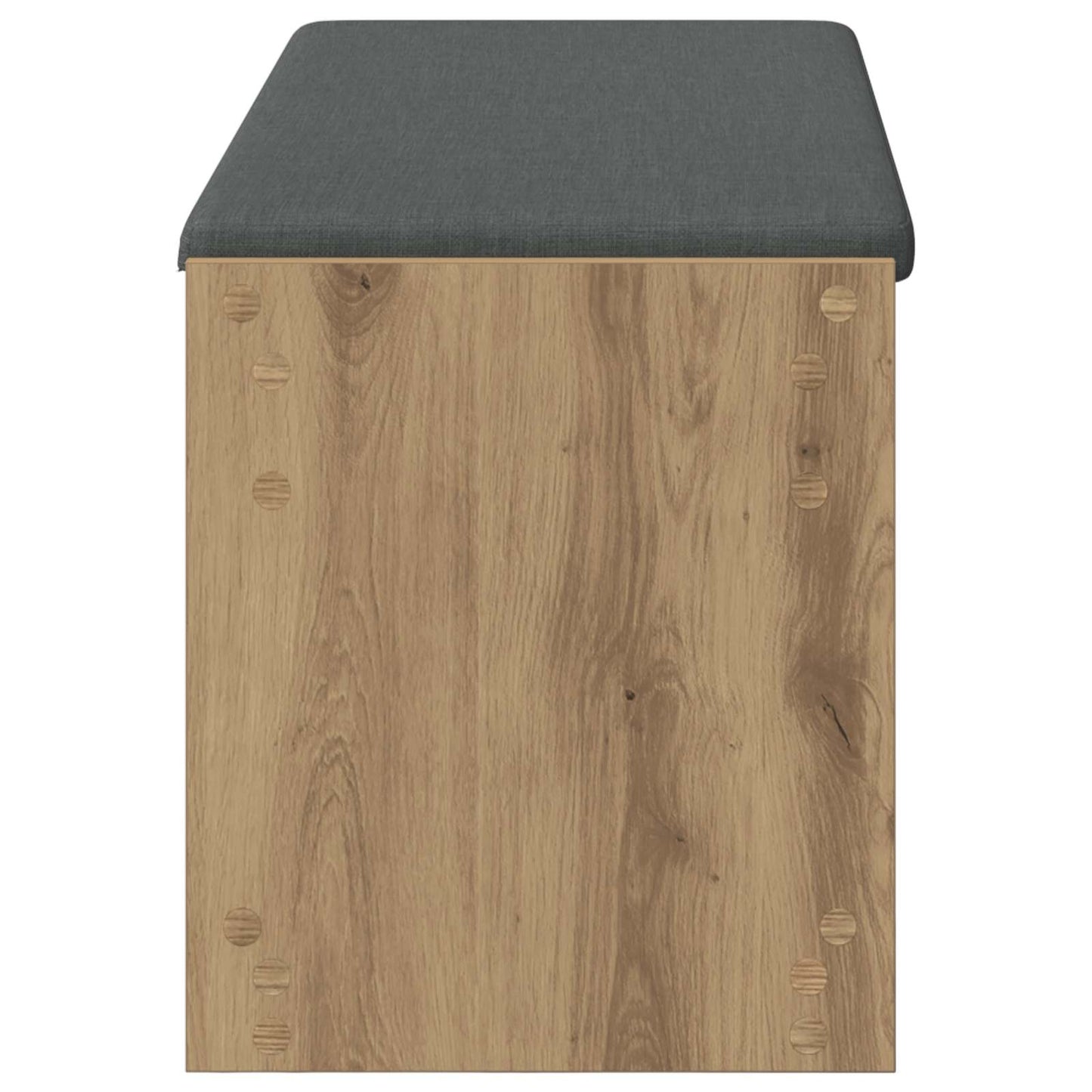 Halbank met kussen met plank Artisan Eik 103 x 38 x 45 cm is nu te koop bij PeponiXL, paradijselijk wonen!