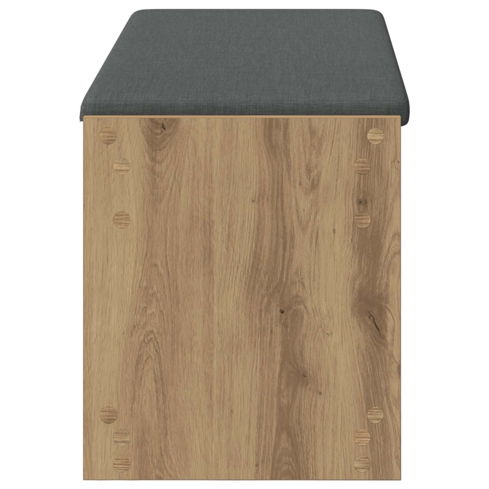Halbank met kussen met plank Artisan Eik 103 x 38 x 45 cm is nu te koop bij PeponiXL, paradijselijk wonen!