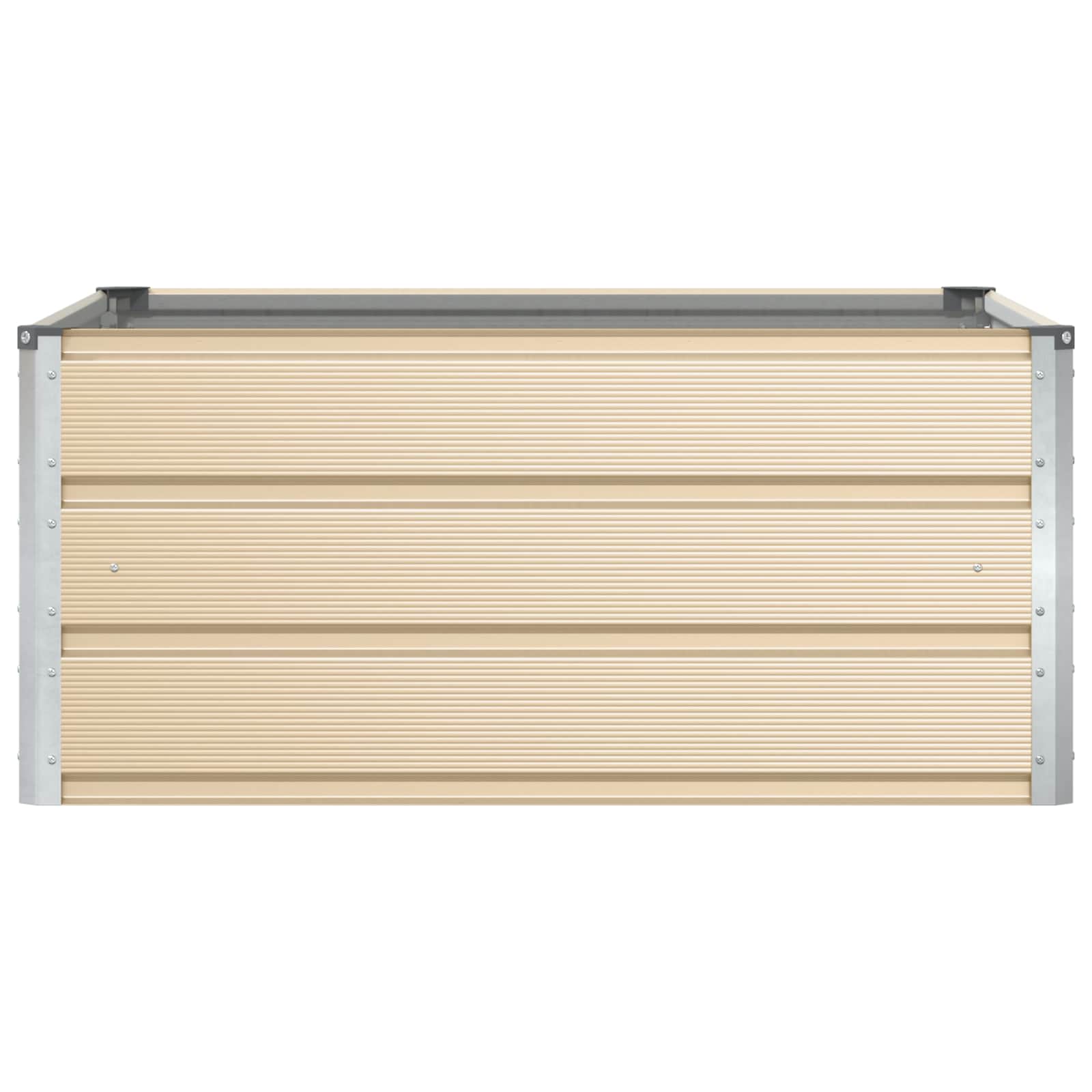 Plantenbak Ivoor 100 x 100 x 45 cm Staal is nu te koop bij PeponiXL, paradijselijk wonen!