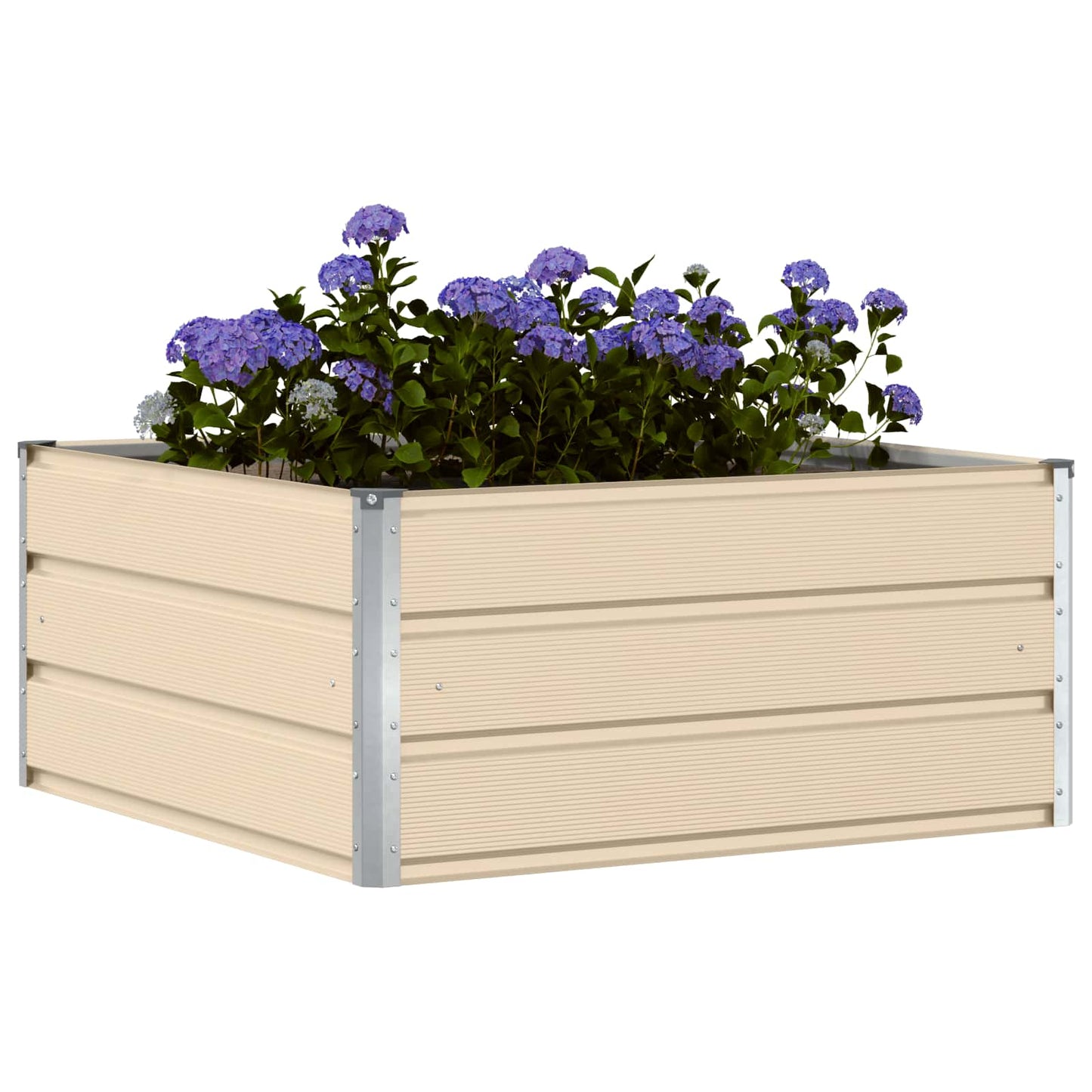 Plantenbak Ivoor 100 x 100 x 45 cm Staal is nu te koop bij PeponiXL, paradijselijk wonen!