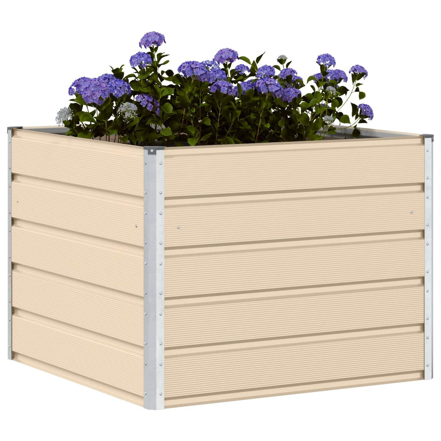 Plantenbak Ivoor 100 x 100 x 75 cm Staal is nu te koop bij PeponiXL, paradijselijk wonen!