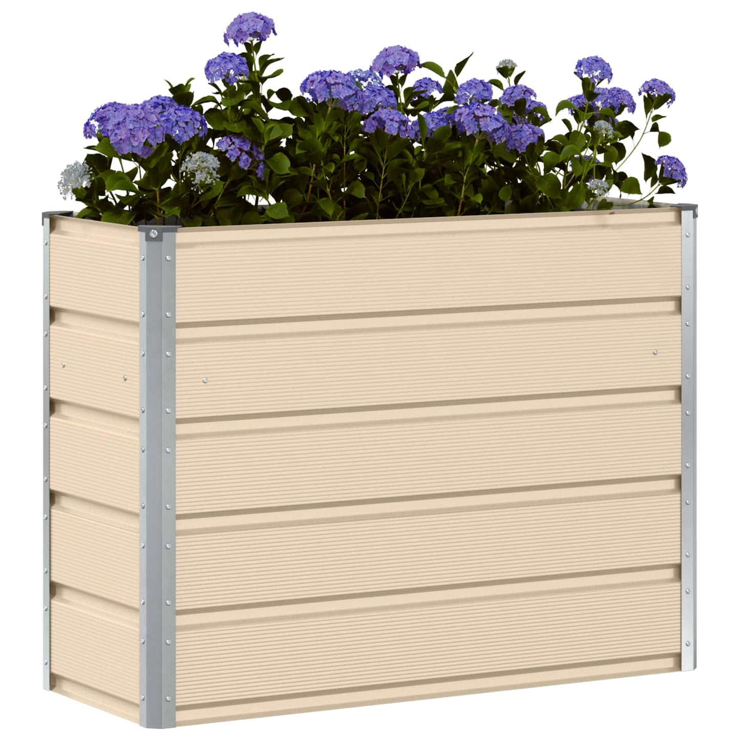 Plantenbak Ivoor 100 x 40 x 75 cm Staal is nu te koop bij PeponiXL, paradijselijk wonen!