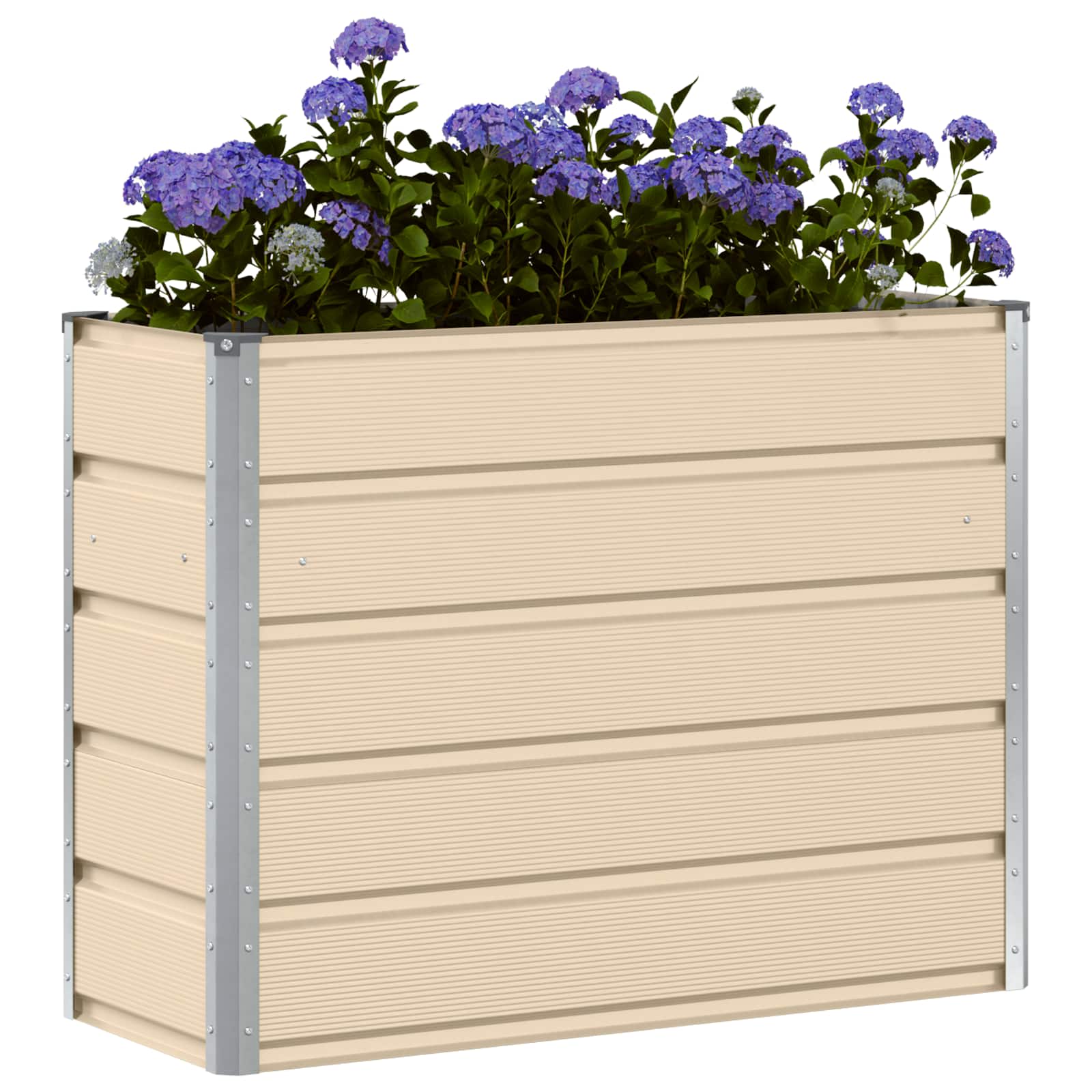 Plantenbak Ivoor 100 x 40 x 75 cm Staal is nu te koop bij PeponiXL, paradijselijk wonen!