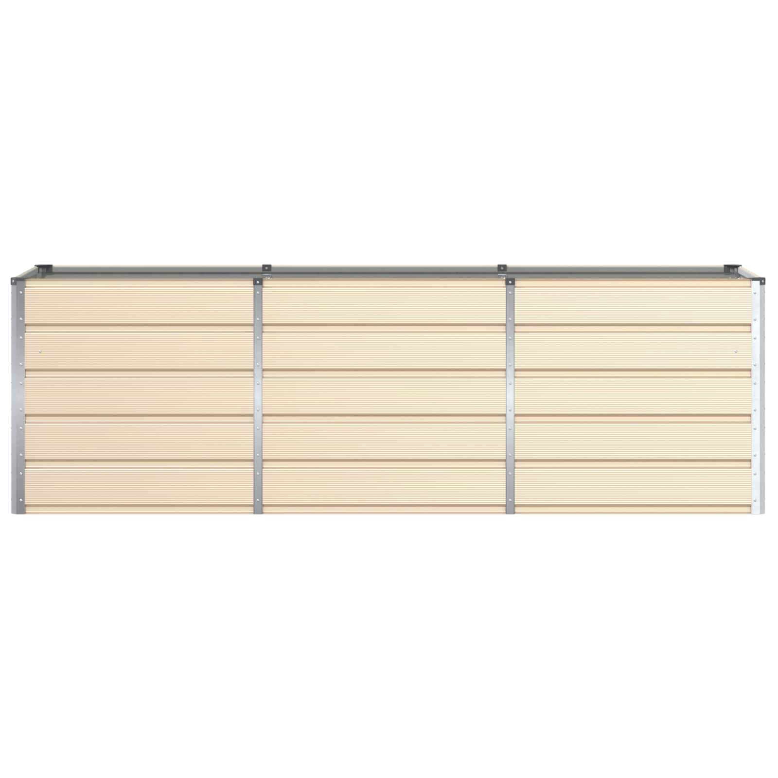 Plantenbak Ivoor 240 x 80 x 75 cm Staal is nu te koop bij PeponiXL, paradijselijk wonen!