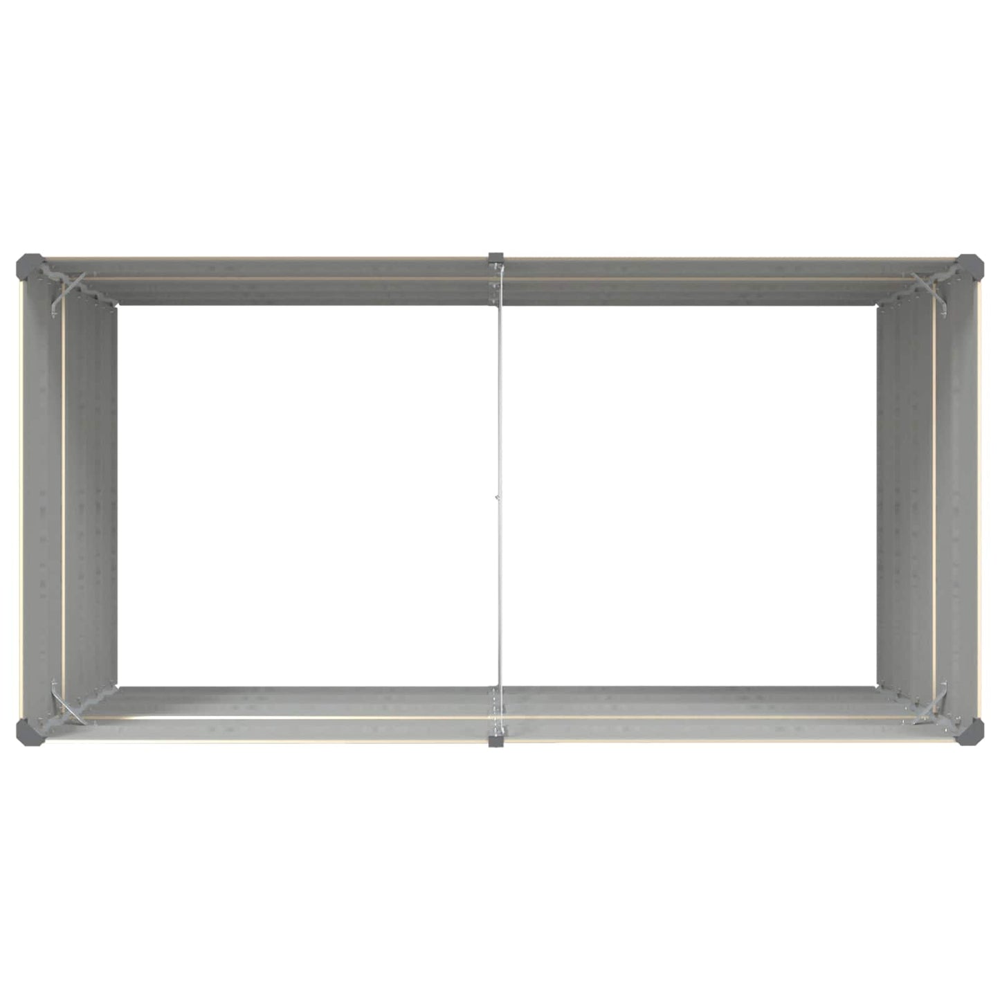 Plantenbak Ivoor 195 x 100 x 75 cm Gegalvaniseerd staal is nu te koop bij PeponiXL, paradijselijk wonen!
