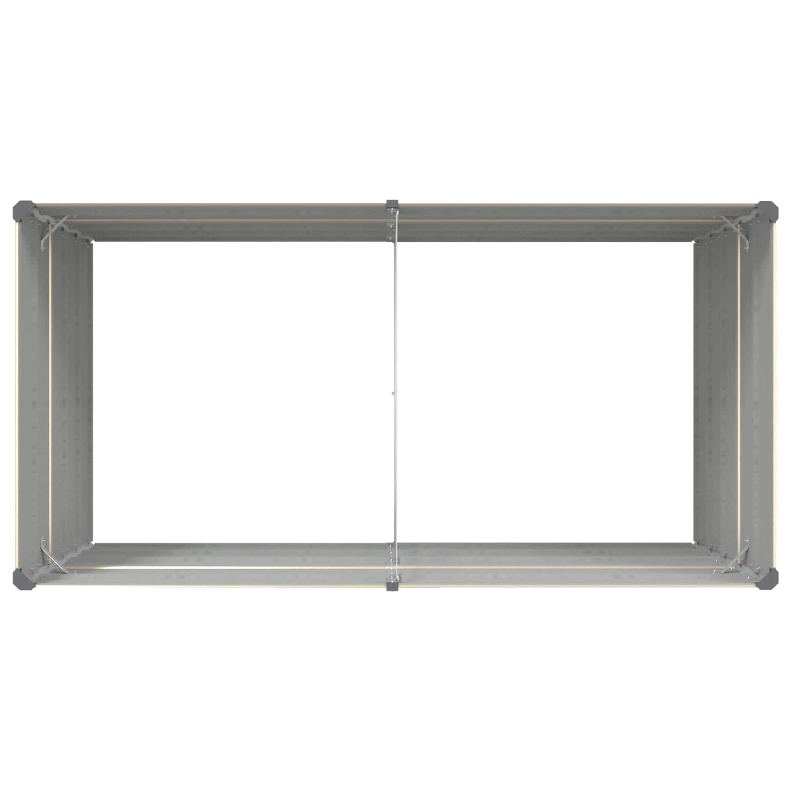 Plantenbak Ivoor 195 x 100 x 75 cm Gegalvaniseerd staal is nu te koop bij PeponiXL, paradijselijk wonen!