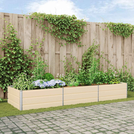 Plantenbak Ivoor 290 x 100 x 45 cm Gegalvaniseerd staal is nu te koop bij PeponiXL, paradijselijk wonen!