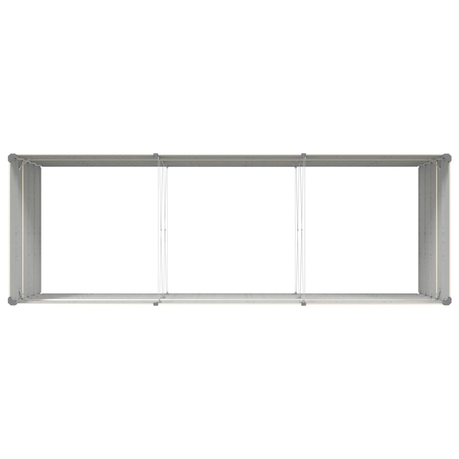 Plantenbak Ivoor 290 x 100 x 75 cm Gegalvaniseerd staal is nu te koop bij PeponiXL, paradijselijk wonen!