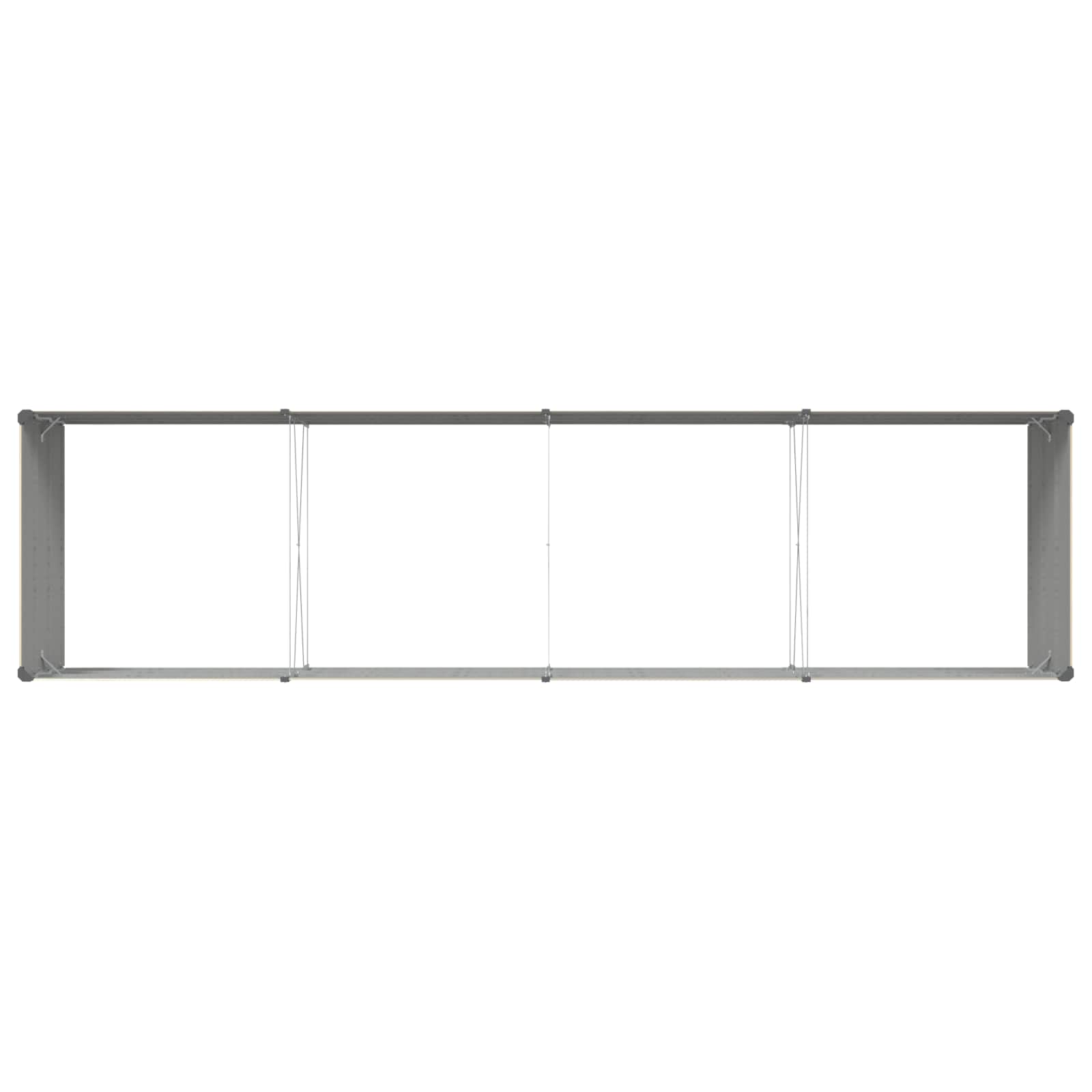 Plantenbak Ivoor 385 x 100 x 45 cm Gegalvaniseerd staal is nu te koop bij PeponiXL, paradijselijk wonen!