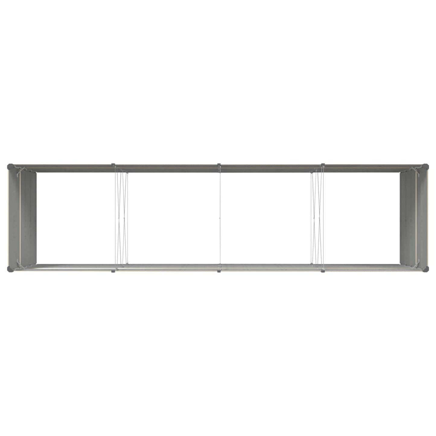 Plantenbak Ivoor 385 x 100 x 75 cm Gegalvaniseerd staal is nu te koop bij PeponiXL, paradijselijk wonen!