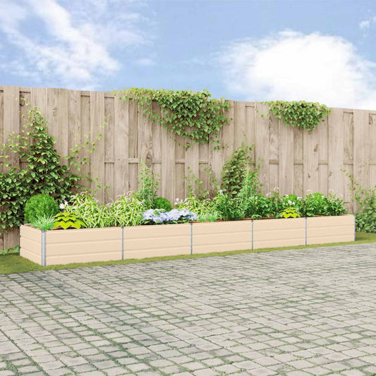 Plantenbak Ivoor 480 x 100 x 45 cm Gegalvaniseerd staal is nu te koop bij PeponiXL, paradijselijk wonen!
