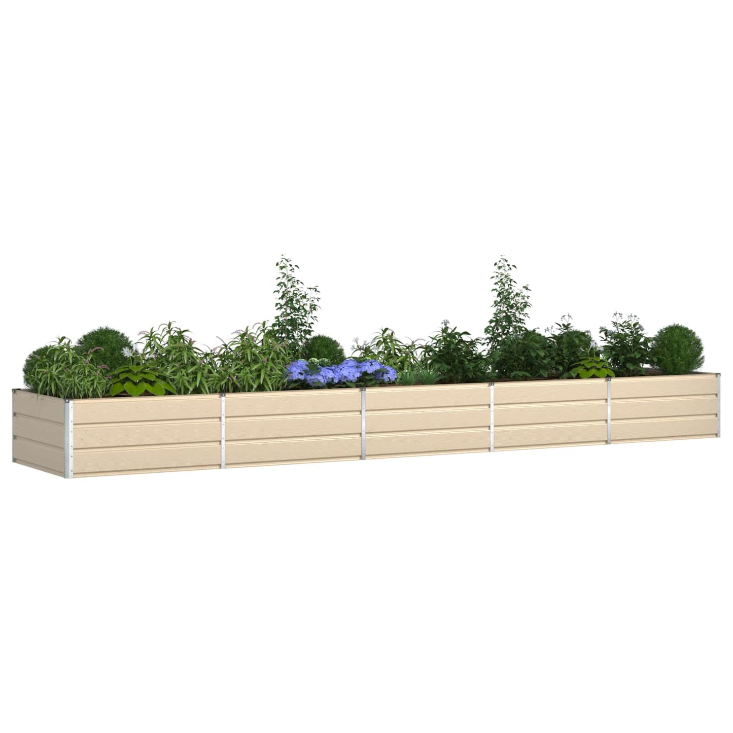 Plantenbak Ivoor 480 x 100 x 45 cm Gegalvaniseerd staal is nu te koop bij PeponiXL, paradijselijk wonen!