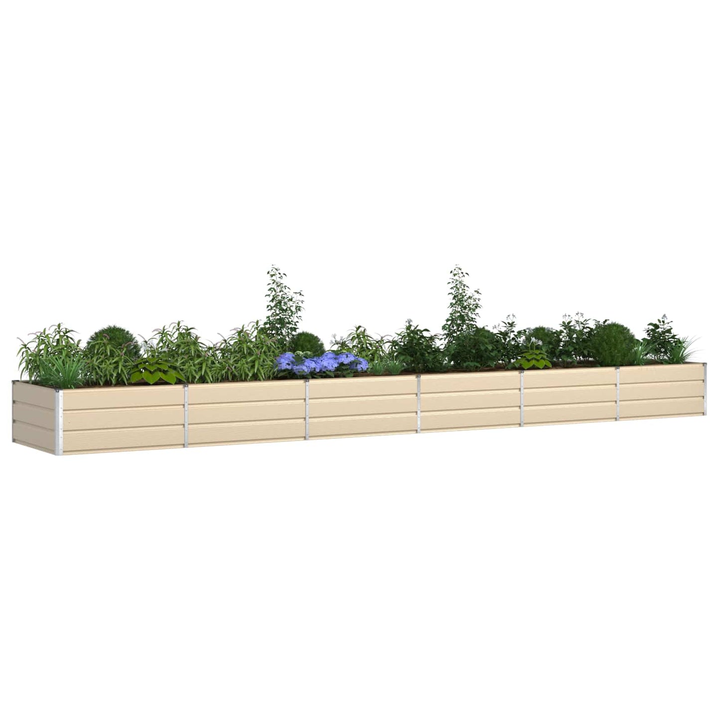 Plantenbak Ivoor 580 x 100 x 45 cm Gegalvaniseerd staal is nu te koop bij PeponiXL, paradijselijk wonen!