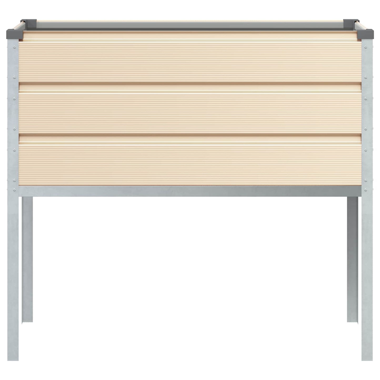Plantenbak Ivoor 100 x 45 x 90 cm Gegalvaniseerd staal is nu te koop bij PeponiXL, paradijselijk wonen!